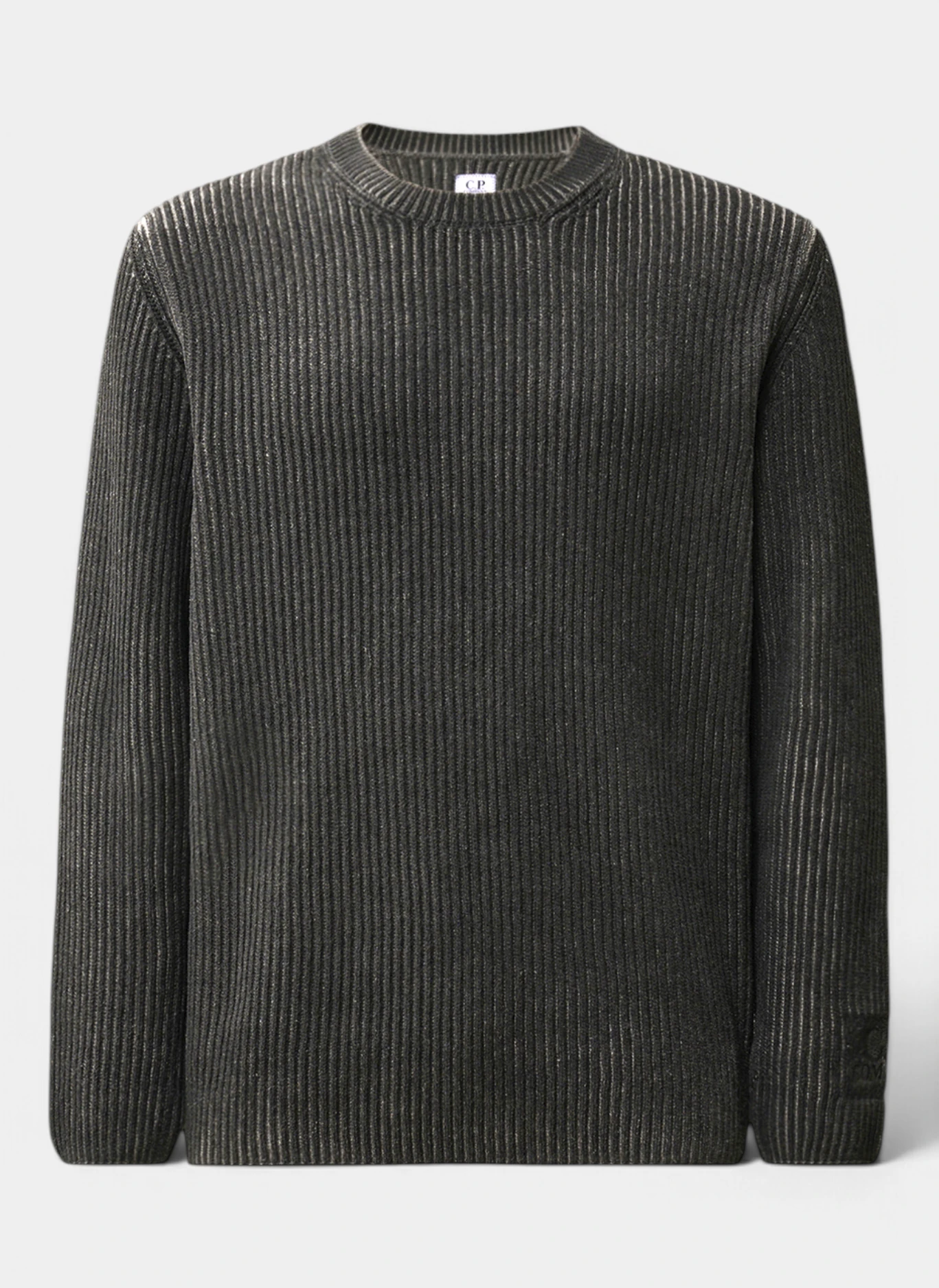 Свитер Cotton Chenille Special Dyed Crewneck Logo Sweater Raven