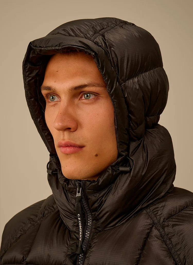 Пуховик D.D. Shell Hooded Down Puffer Jacket Black