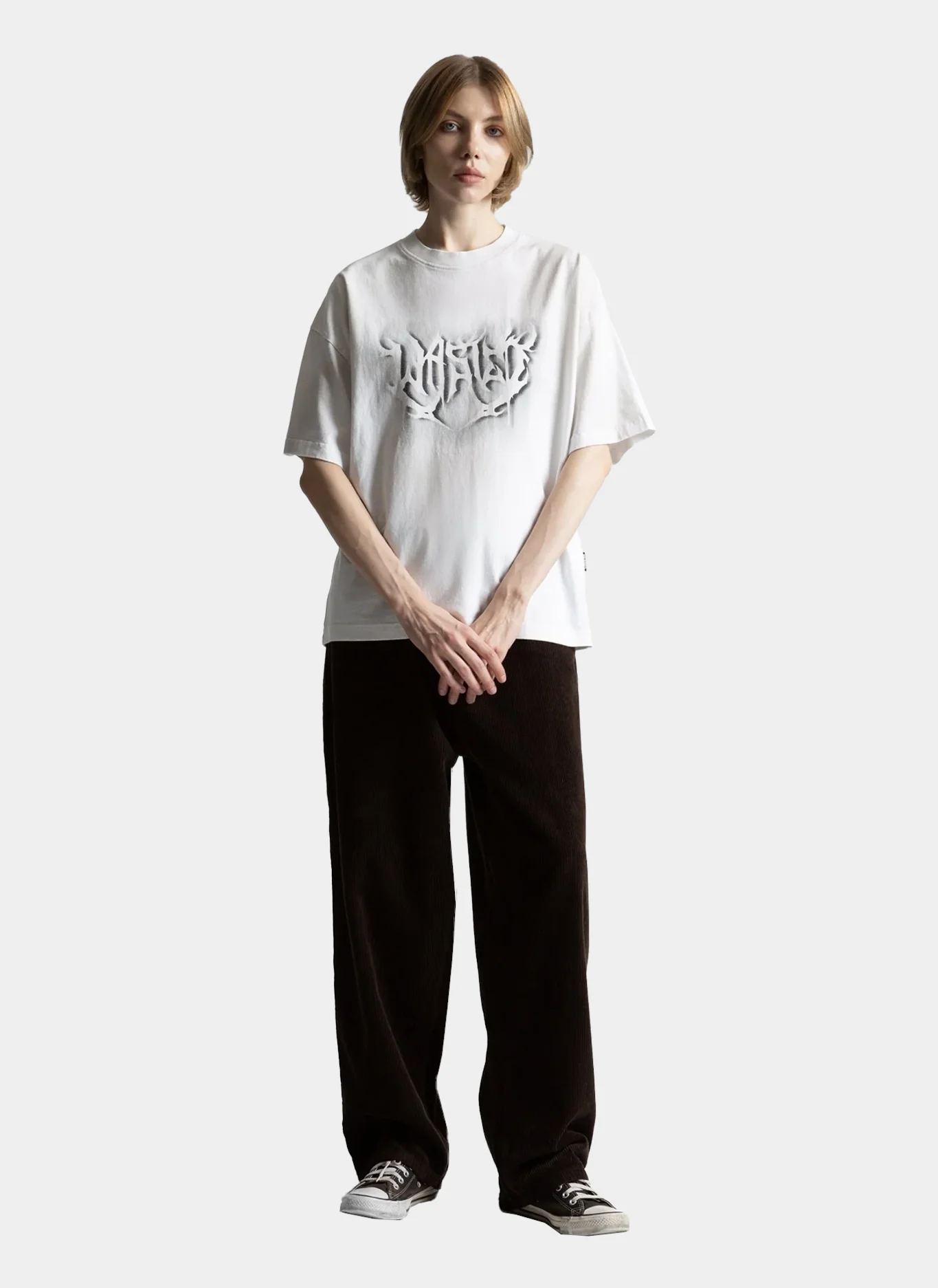 Футболка Sword Boxy T-Shirt Faded White