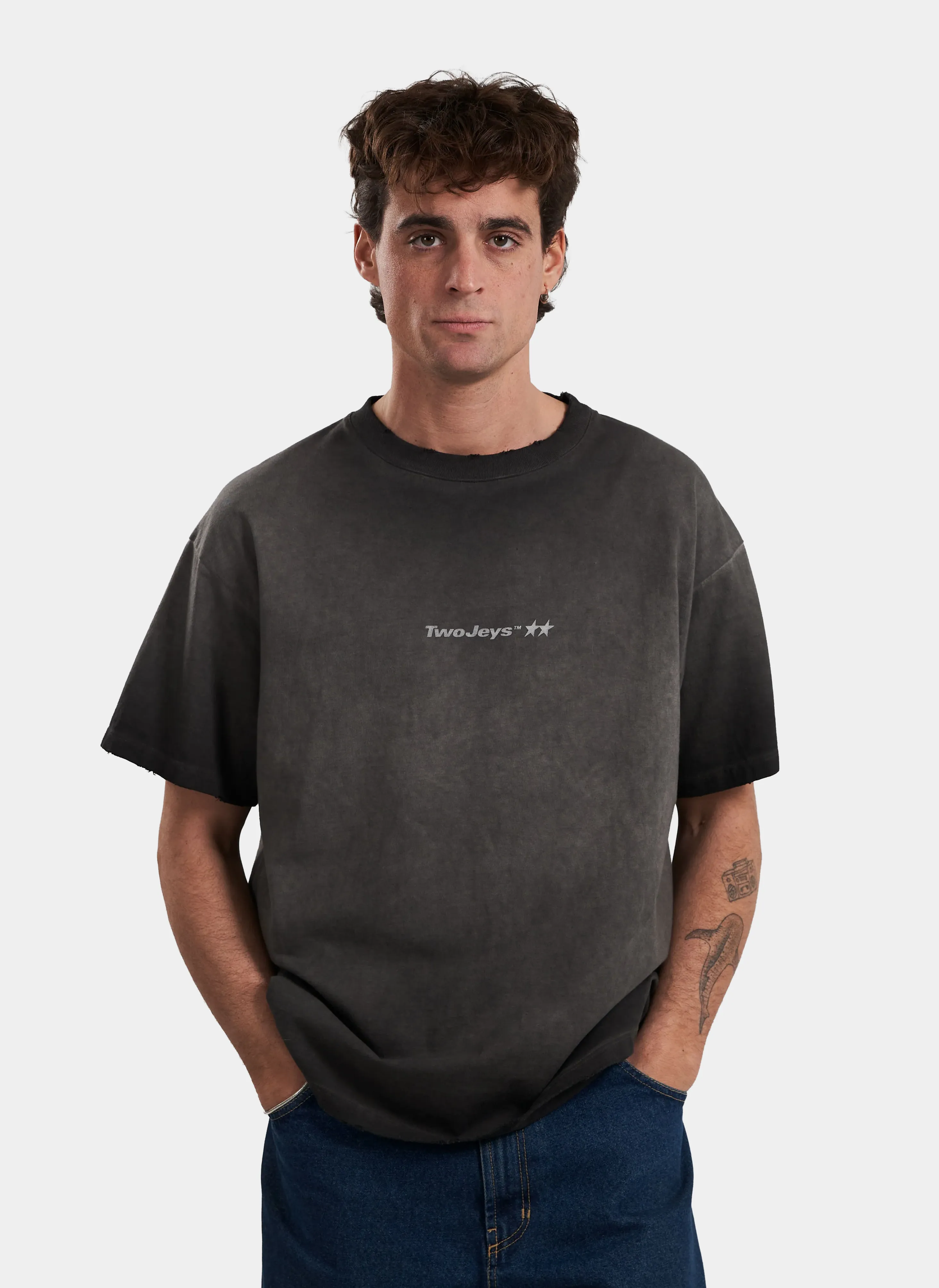 Футболка Icon Washed Black T-Shirt Black