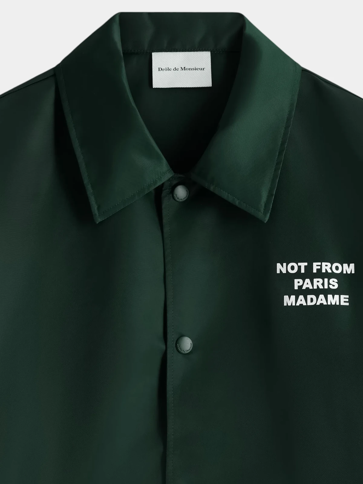Куртка La Veste Slogan Dark Green