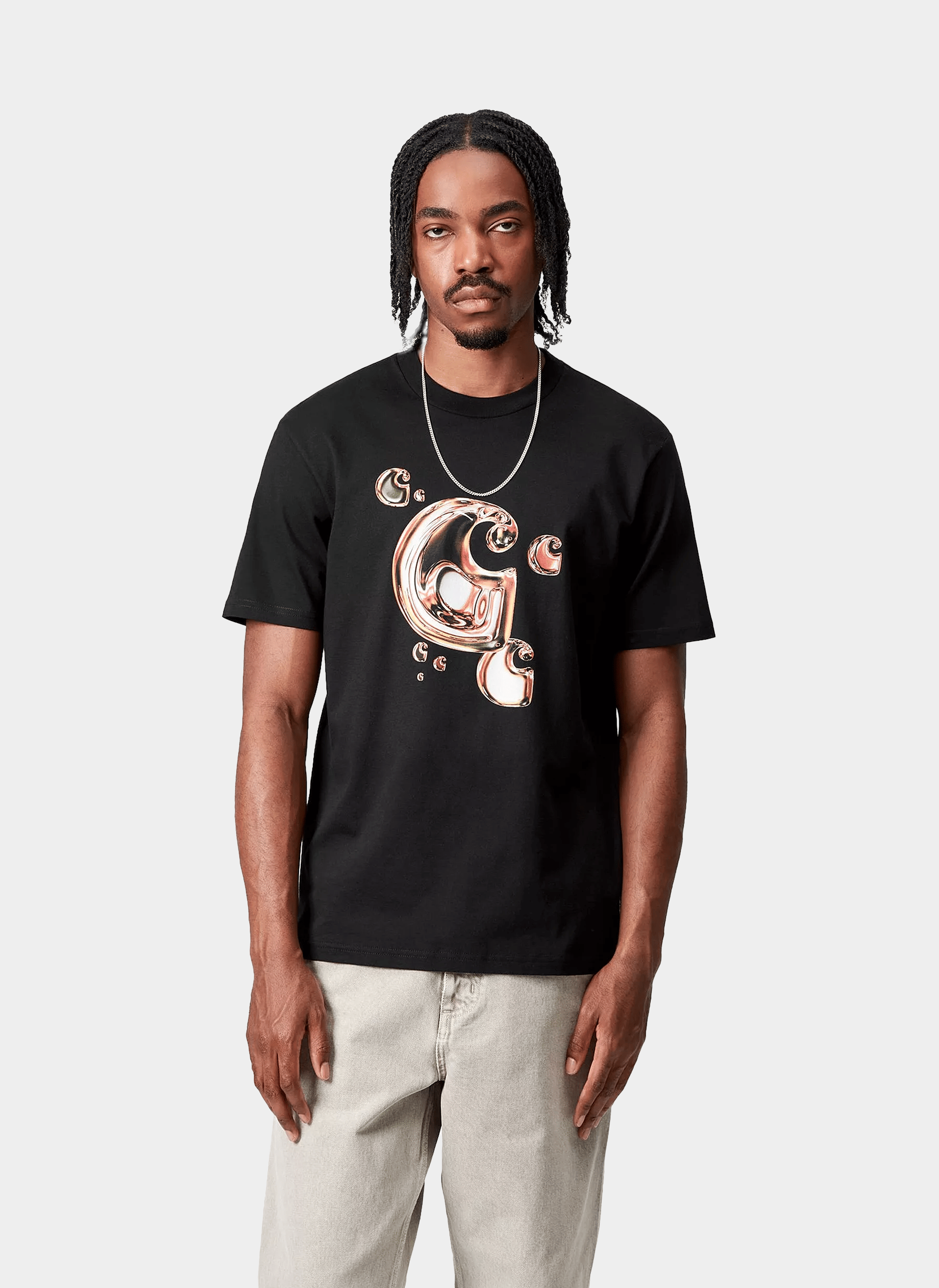 Футболка S/S Solar Chrome C-Logo T-Shirt Black