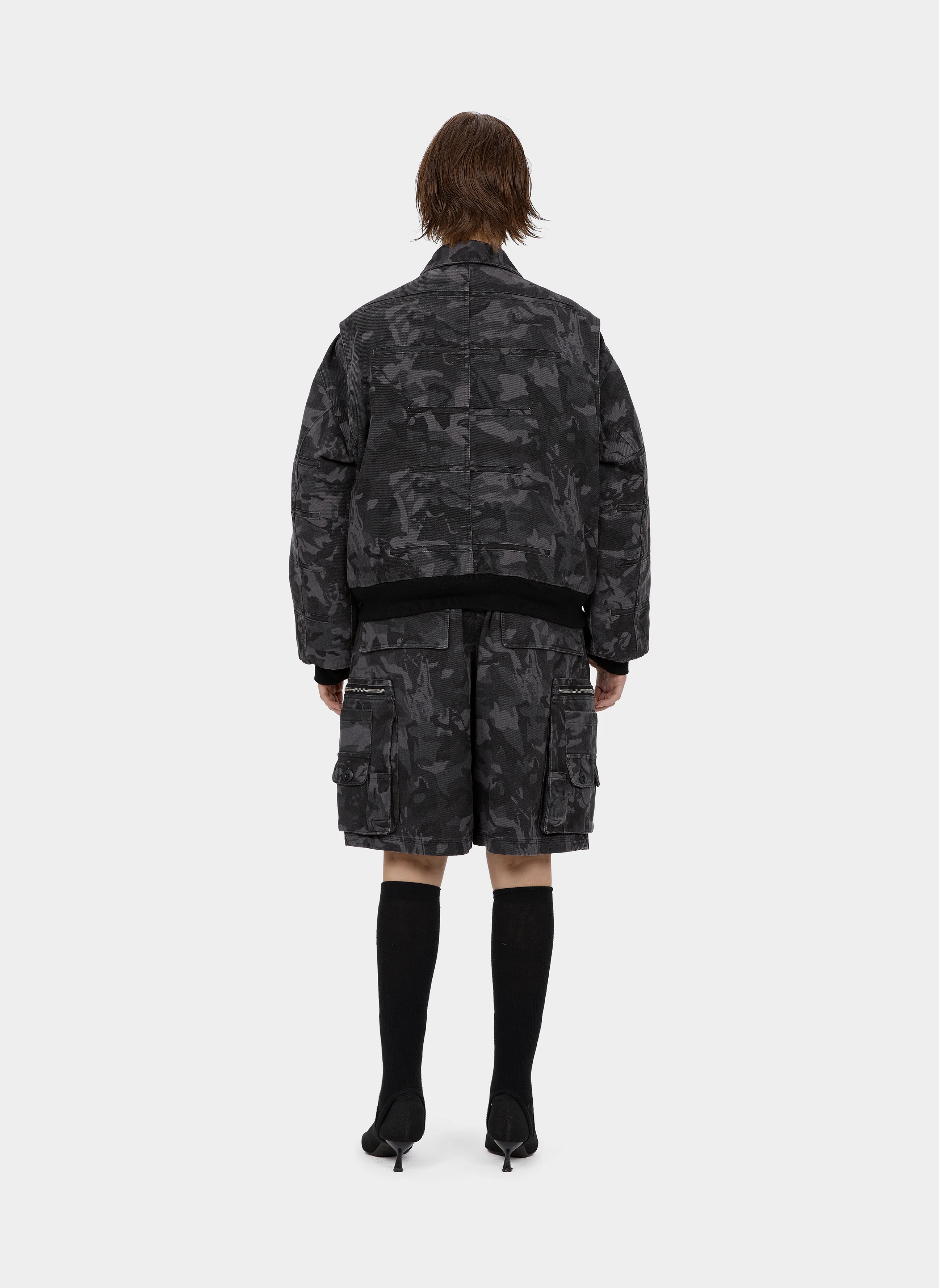 Шорты MULTIP Cargo Cumouflage Shorts Grey