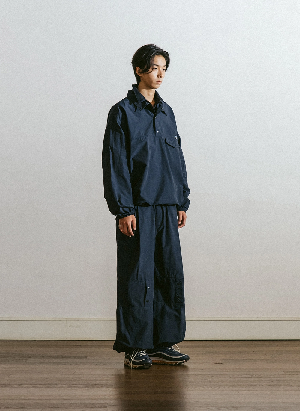 Пуловер Perky Button Collar Pullover Black