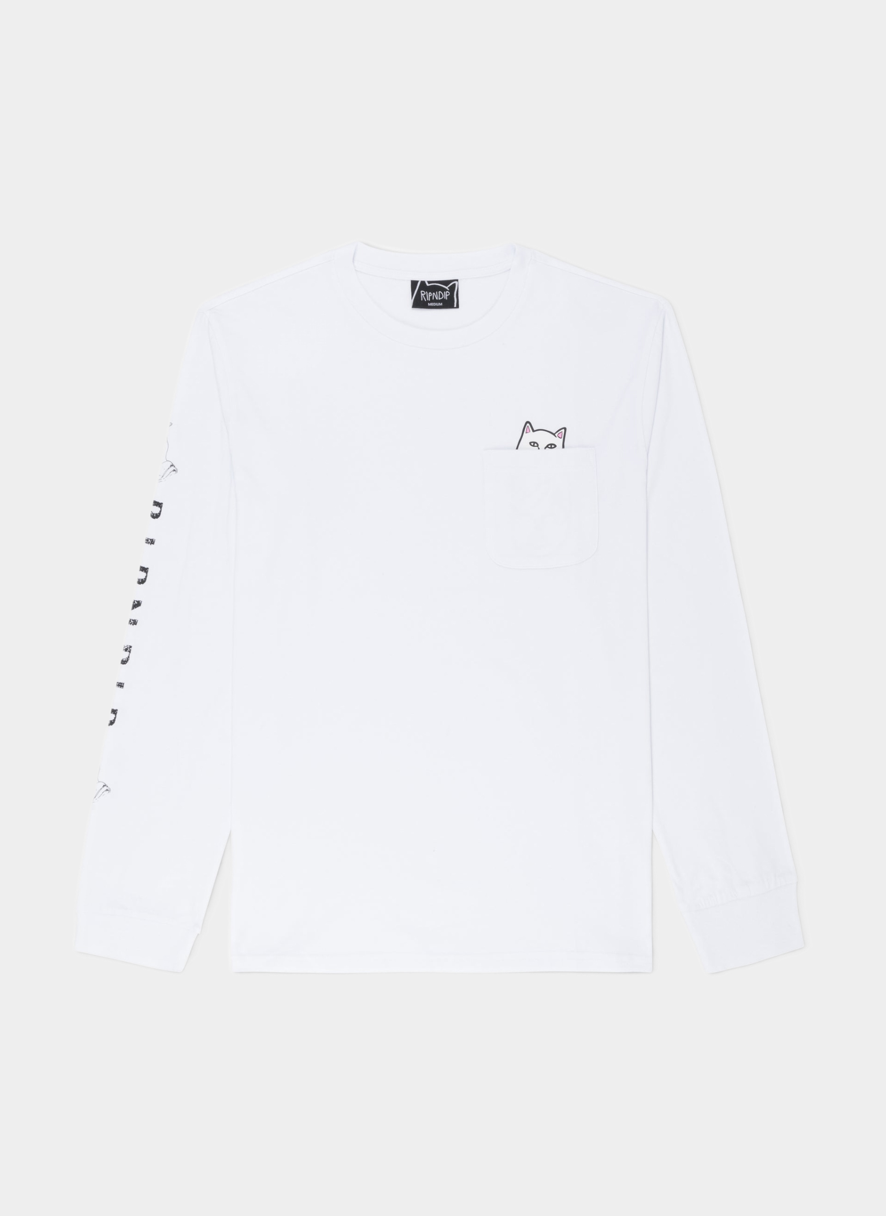 Лонгслив ‘Lord Nermal Pocket’ White Лонгслив ‘Lord Nermal Pocket’ White