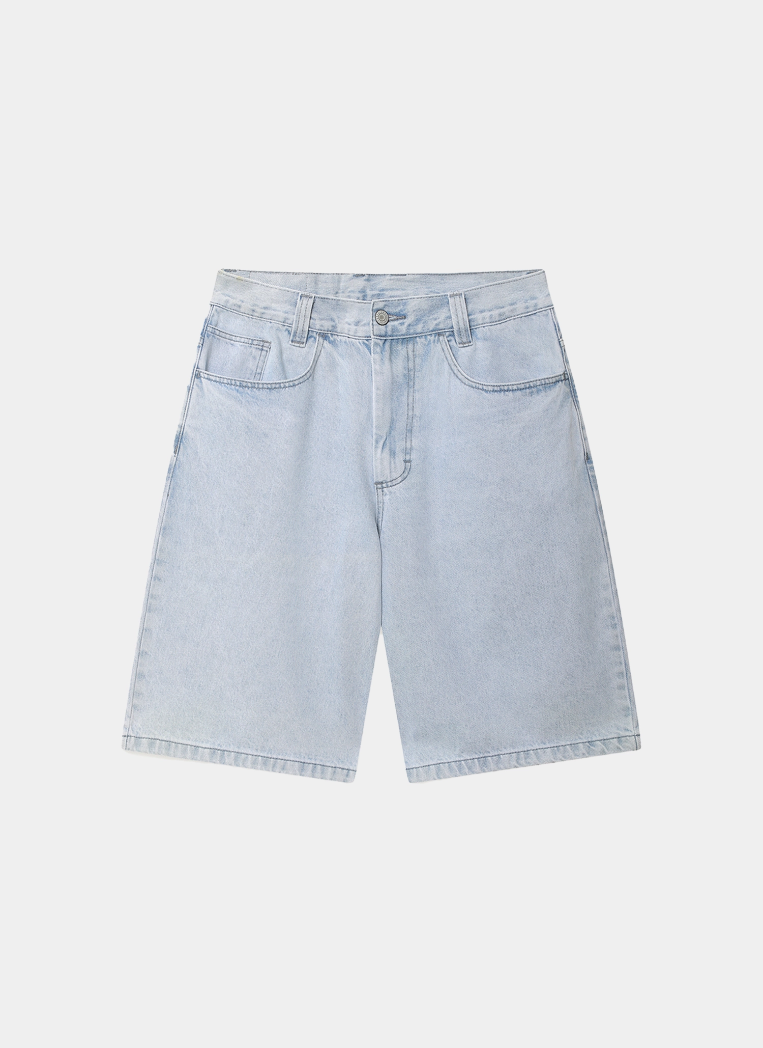 Шорты Og Logo Baggy Denim Shorts BLUE HEAVY STONE BLEACHED