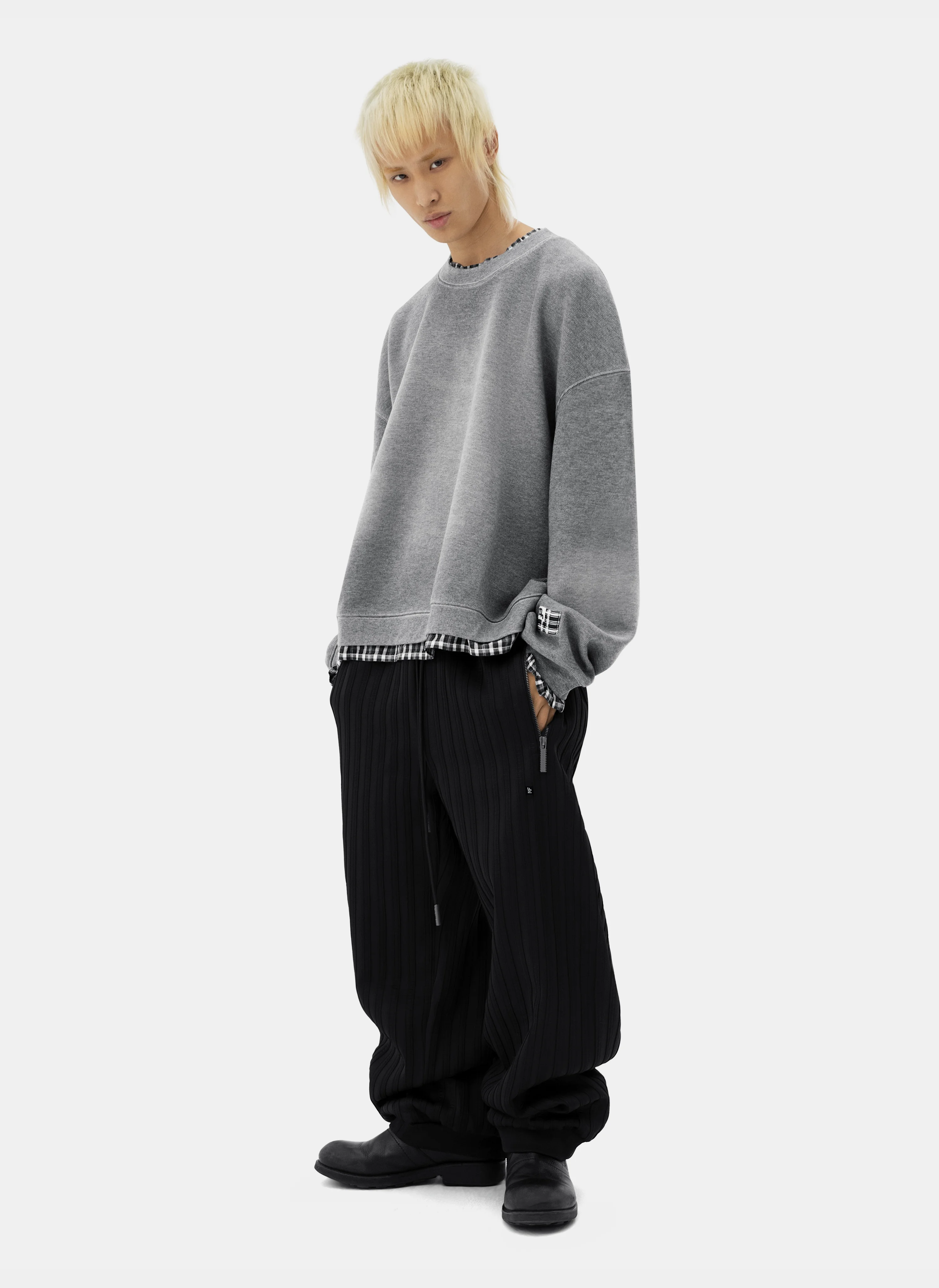 Свитшот Layered Sweatshirt Melange