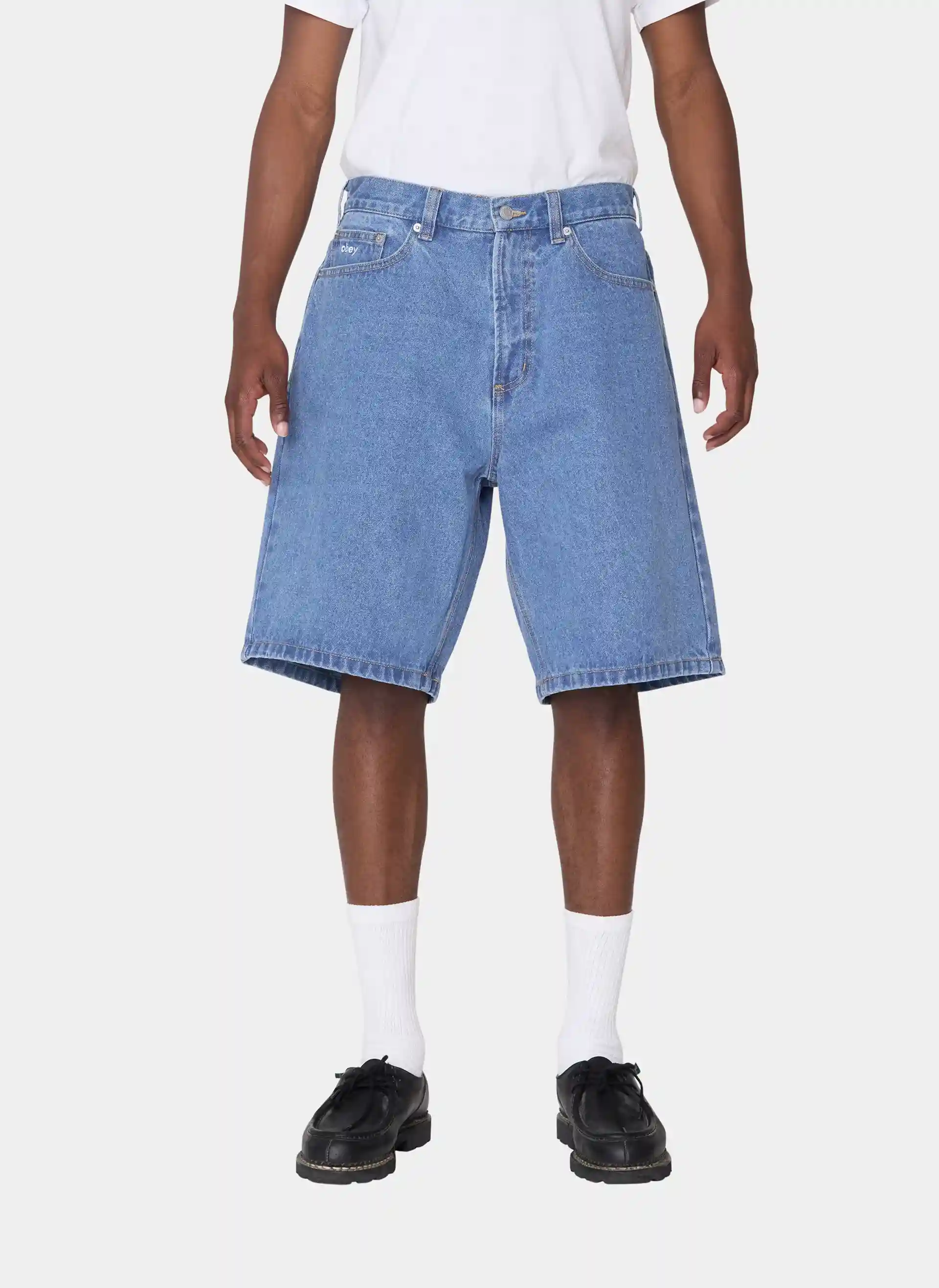 Шорты BIGWIG BAGGY DENIM SHORT Light Indigo