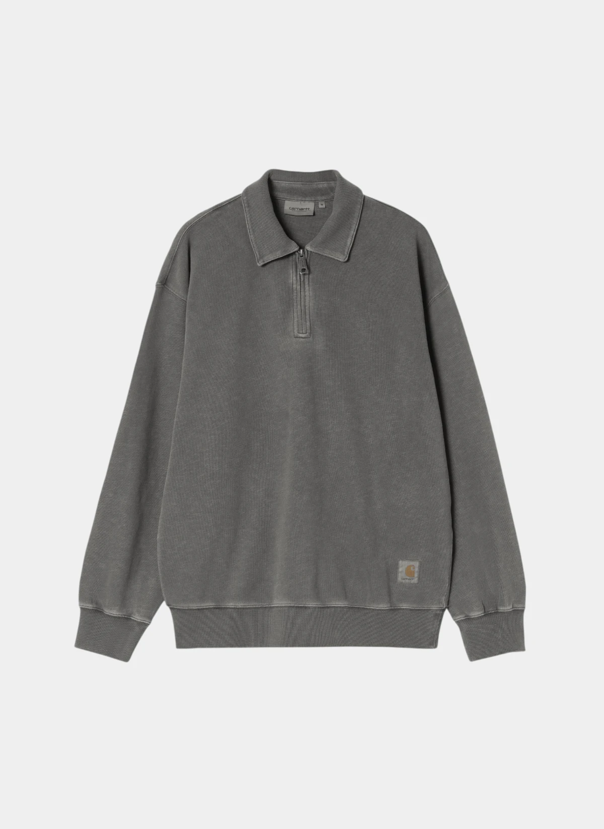 Свитшот-поло Harper Polo Black (Garment Dyed)