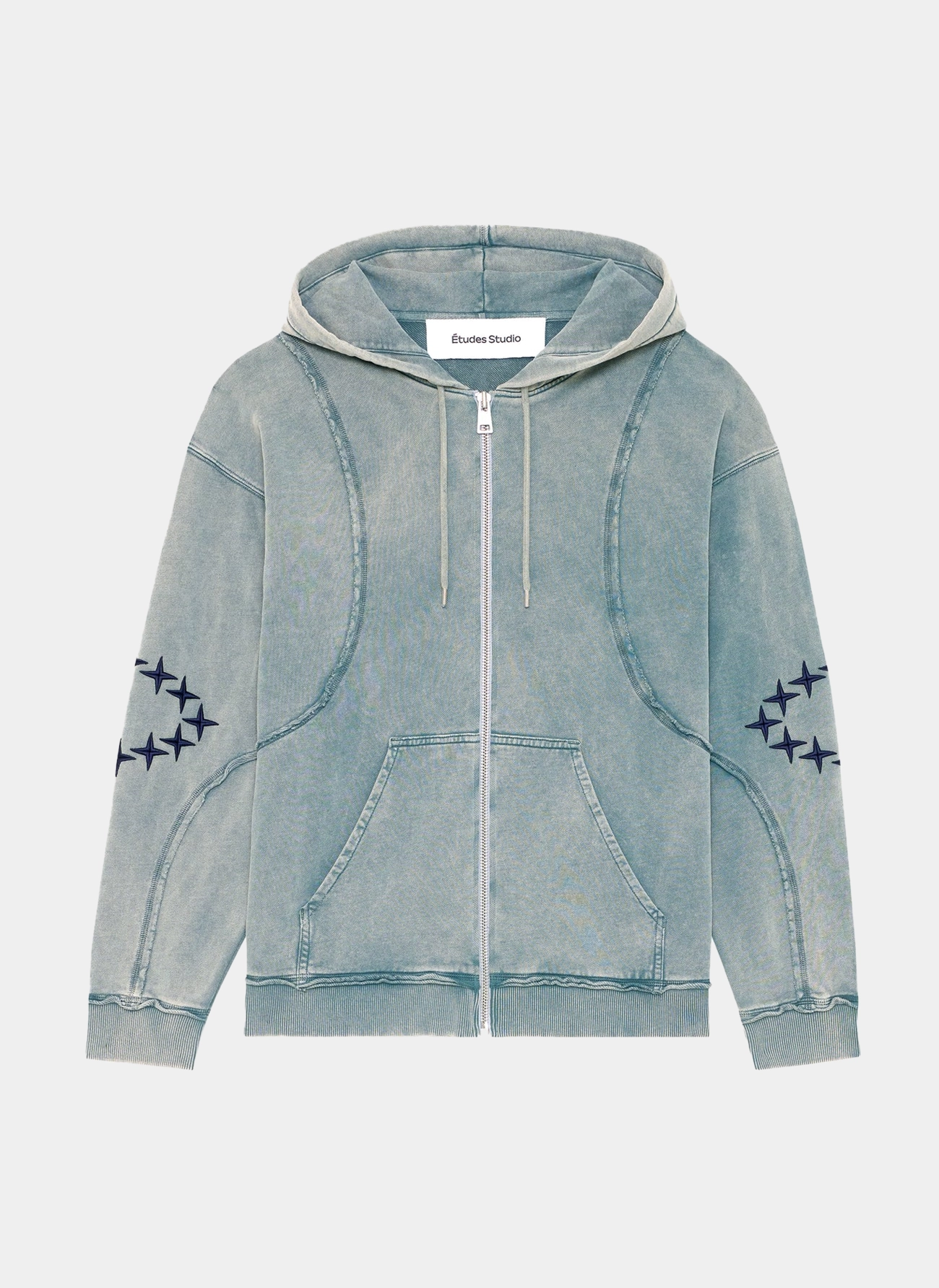 Худи на молнии Zip Hoody Raw Edges