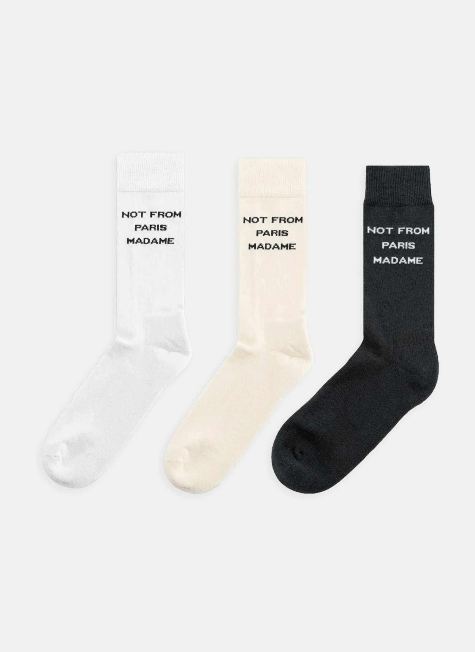 Носки ( набор 3 шт. ) Le Pack de Chaussettes Slogan Multicolor