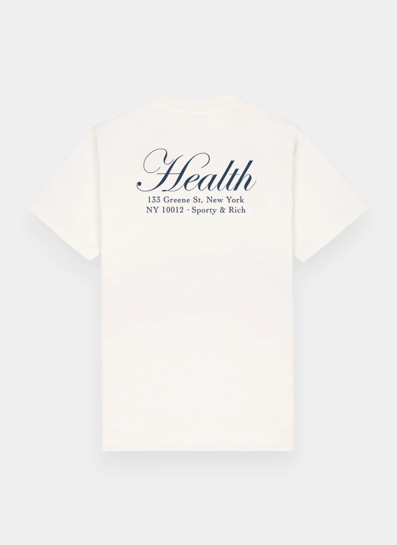 Футболка NY Health T-Shirt Ecru/Light Navy