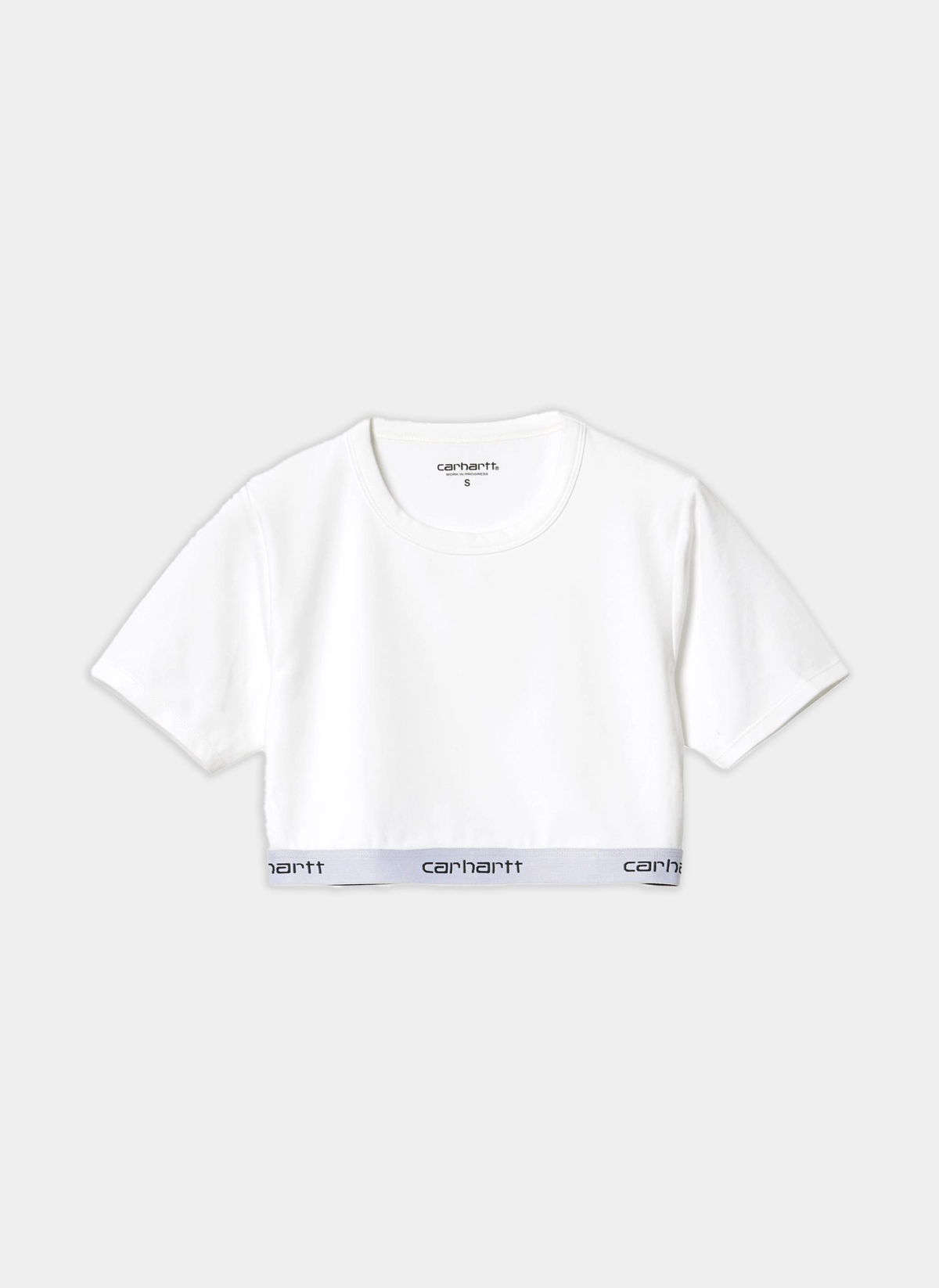 Топ женский W' Script Crop Top WHITE
