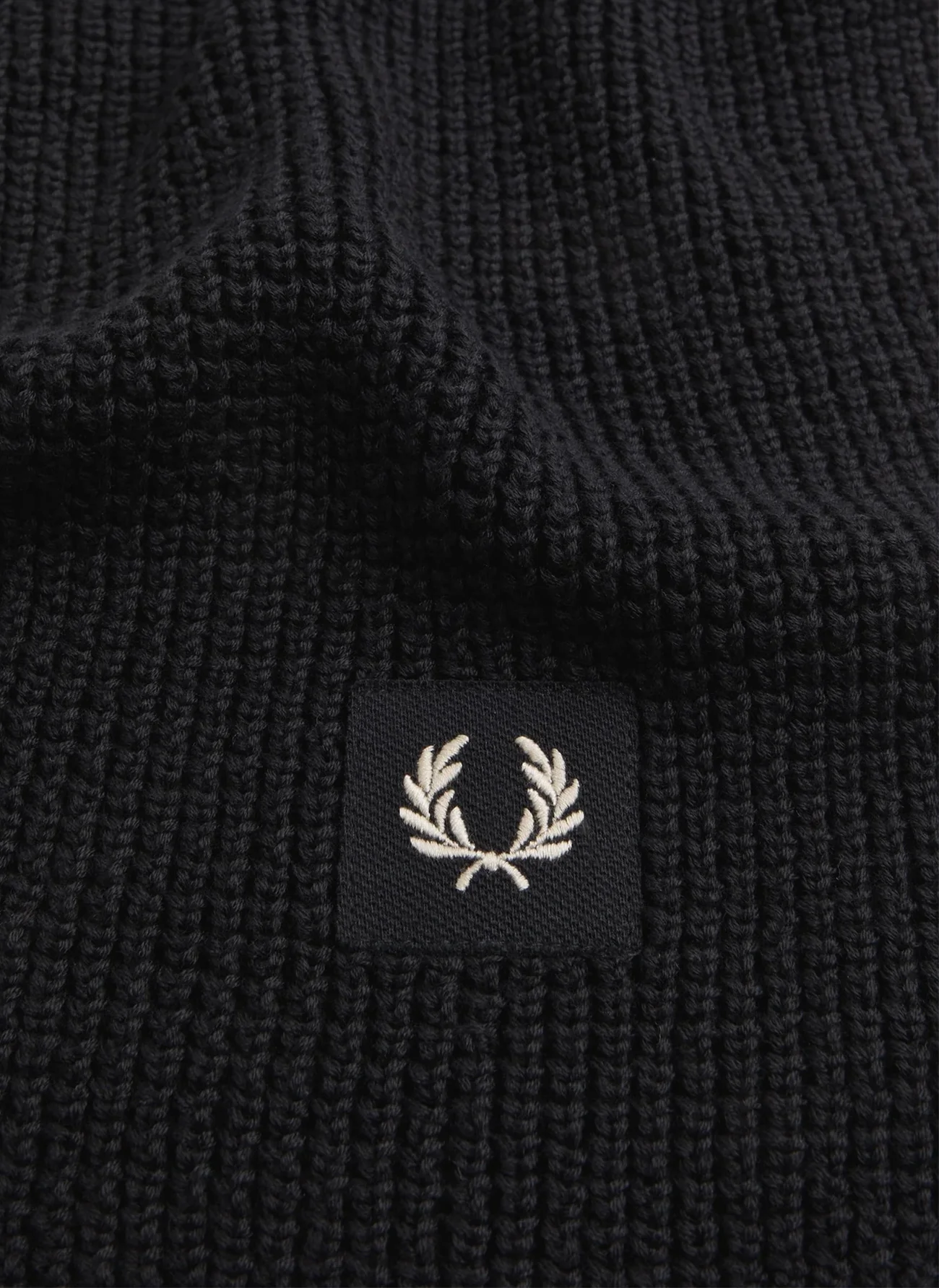 Шарф ‘Waffle Knit Ribbed Scarf’ Black