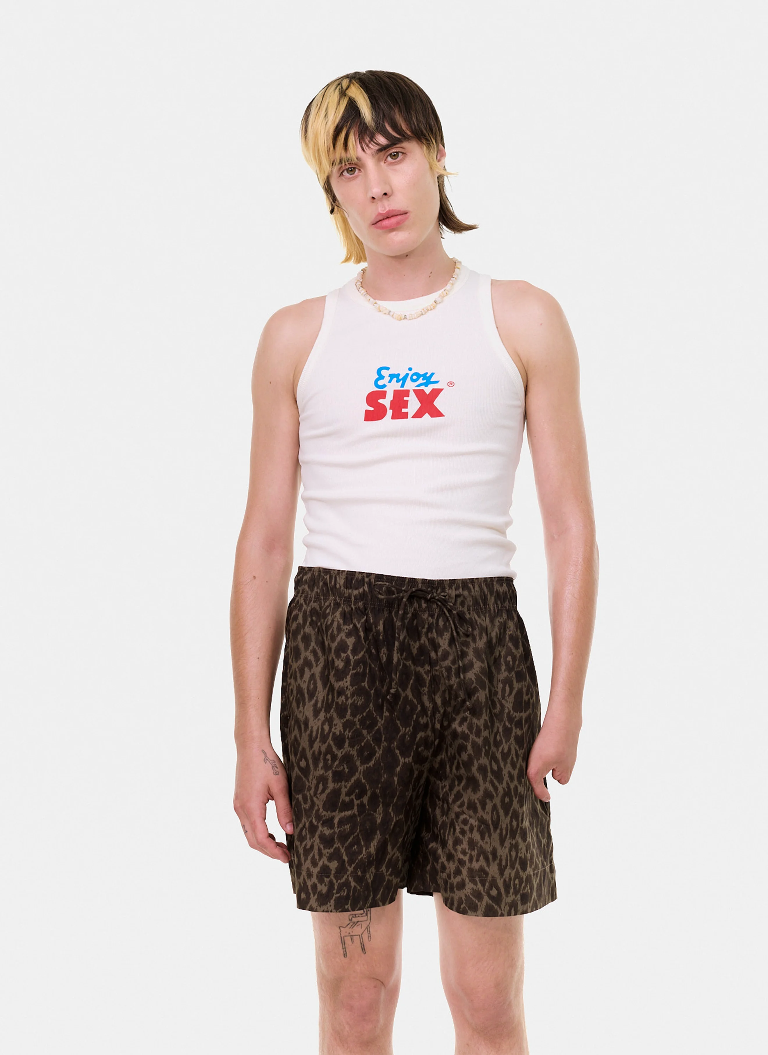Футболка Enjoy! Tank Top Off-White