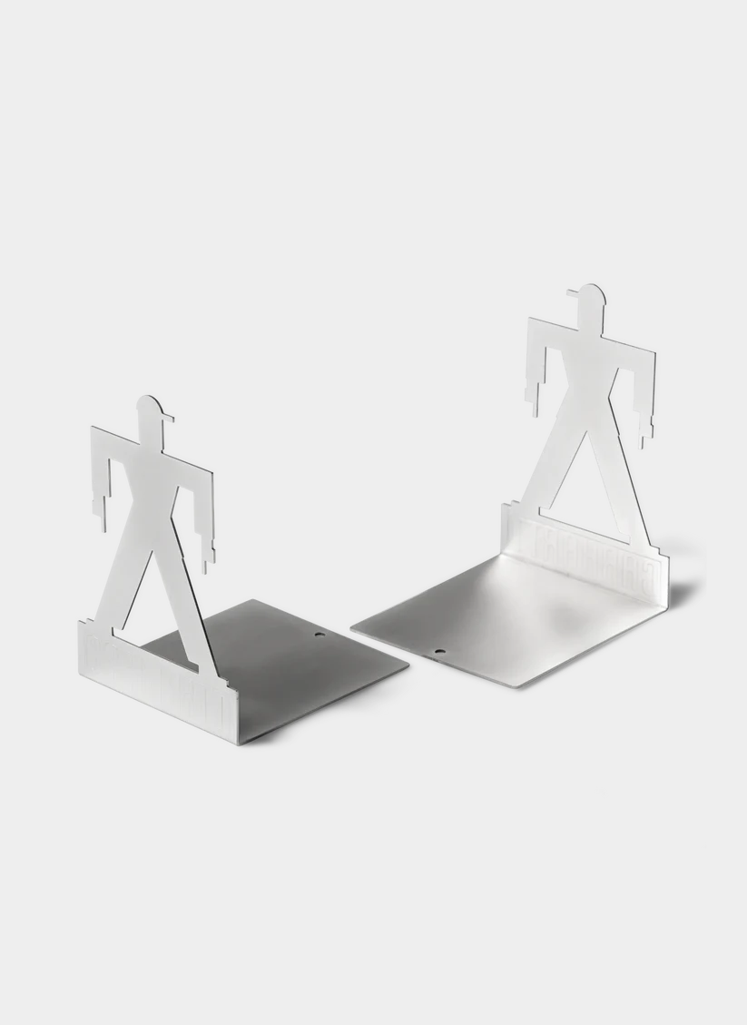 Держатель для книг Foundation Bookends Silver