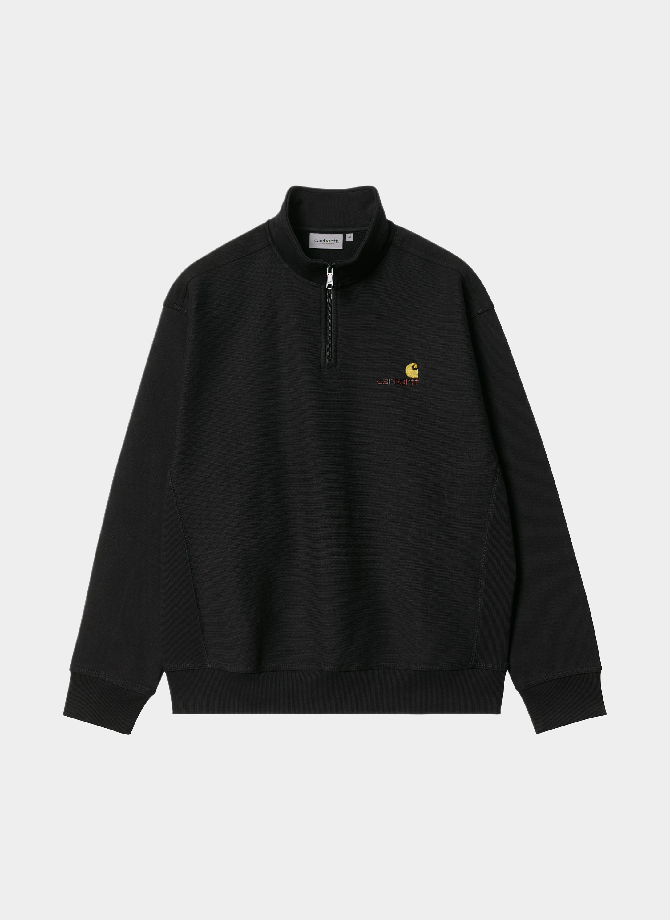 Свитшот ‘Half Zip American Script Sweatshirt’ Black Свитшот ‘Half Zip American Script Sweatshirt’ Black