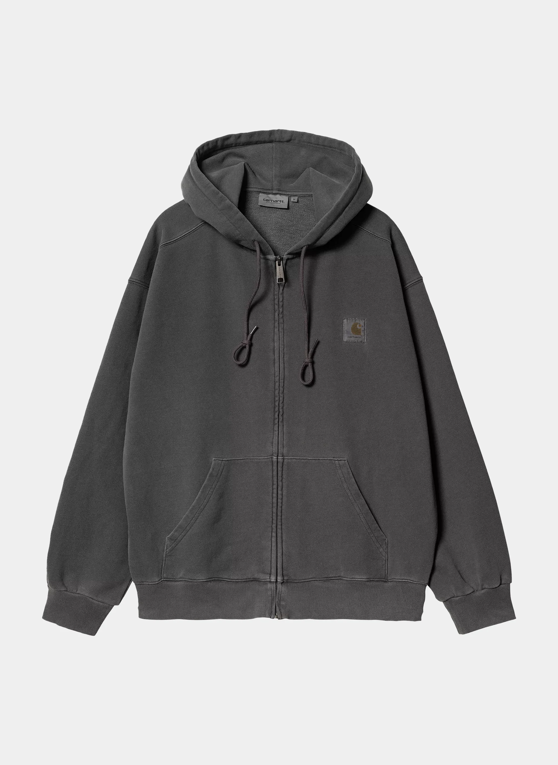 Худи на молнии Hooded Nelson Jacket Black (Garment Dyed)