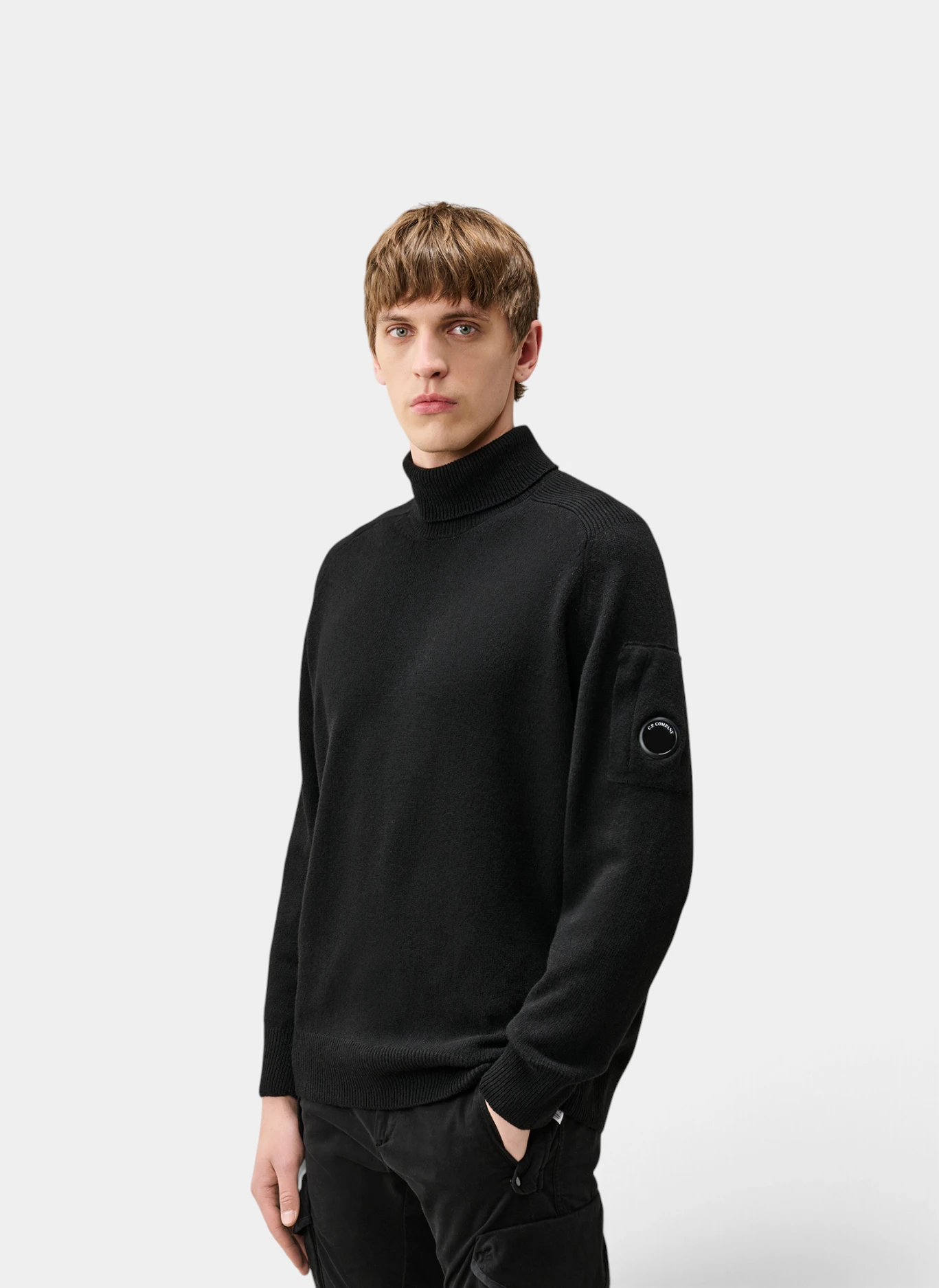 Свитер Lambswool Grs Turtleneck Lens Sweater Black