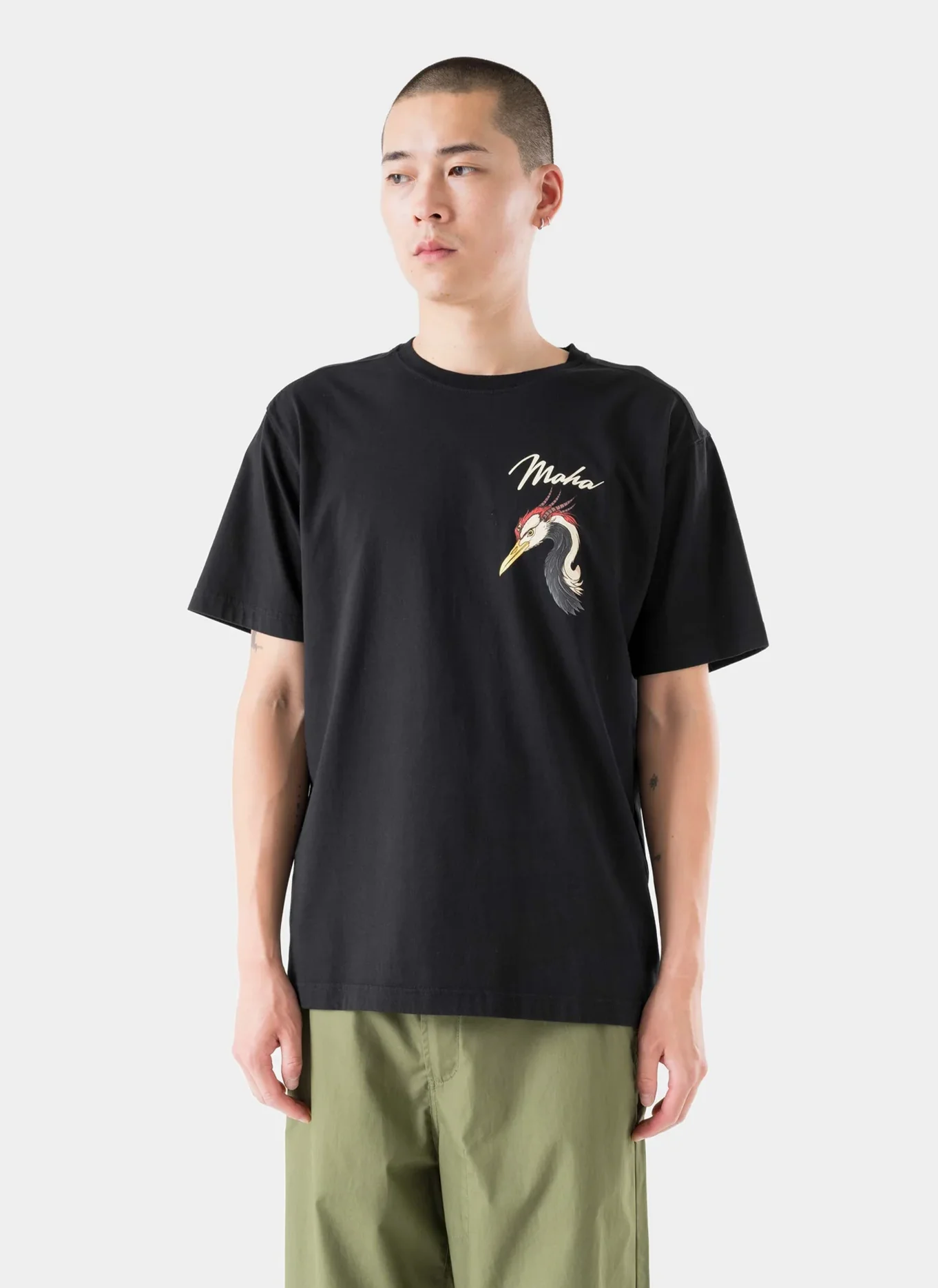 Футболка Year of the Crane S/S T-Shirt  Black