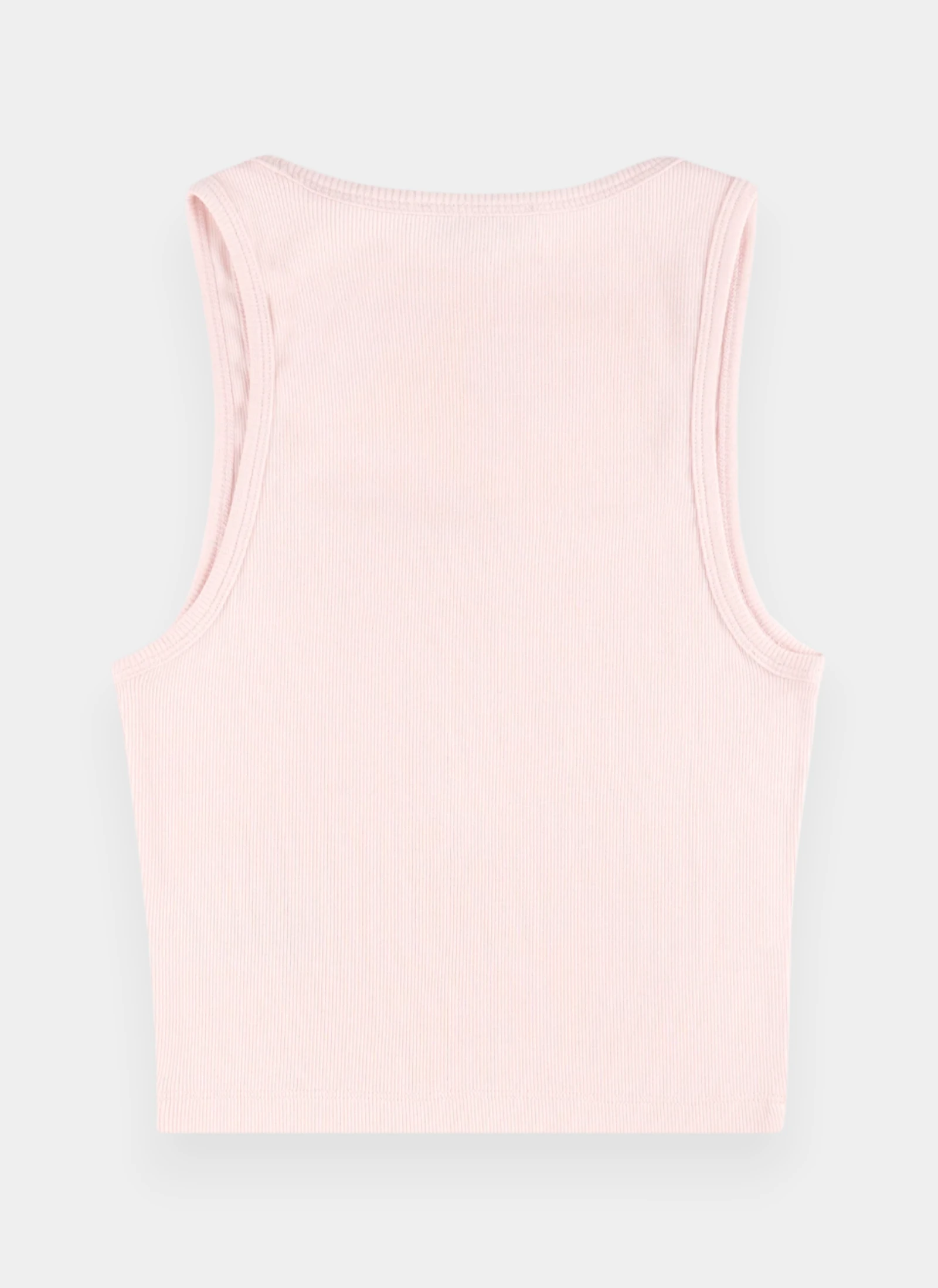 Майка Signature Logo Ribbed Baby Tank Clear Pink/Black