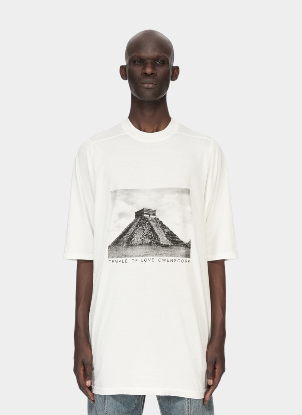 Футболка Temple Pyramid Jumbo SS T-Shirt Milk / Black