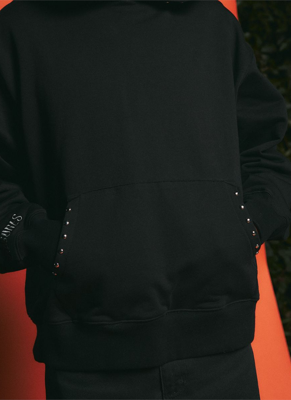 Худи Pleasures x Daft Punk Lucky Studded Hoodie Black