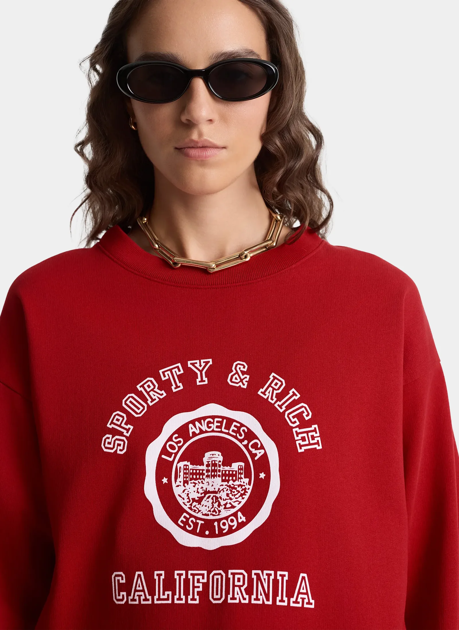 Свитшот California Emblem Crewneck Ruby
