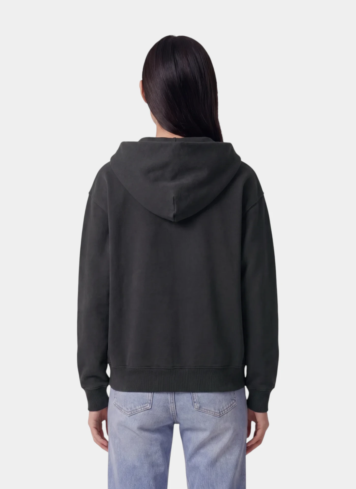 Худи на молнии Varsity Crest Zip Hoodie Carbon