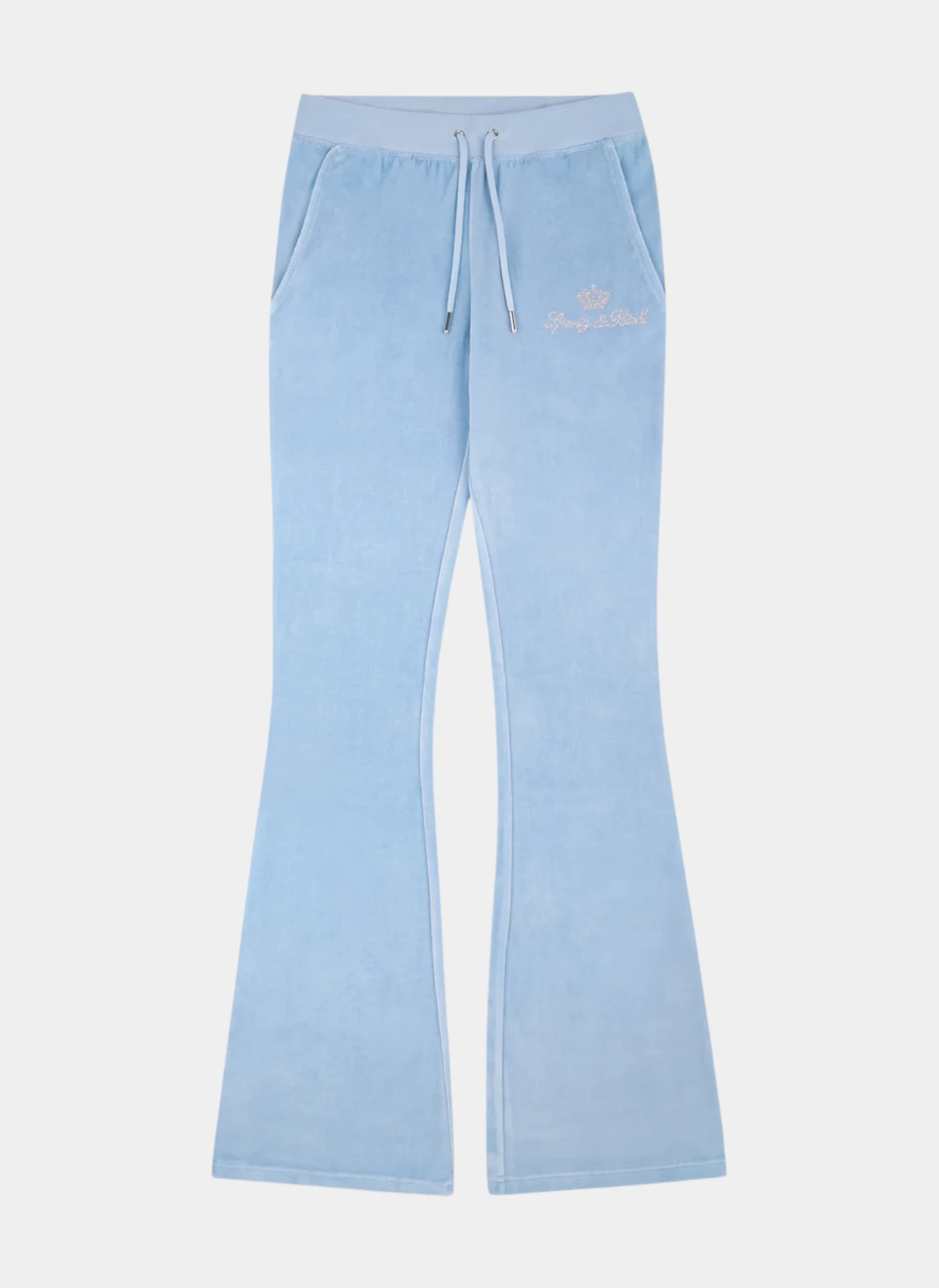 Брюки Juicy Script Velour Sweatpant Sky Blue