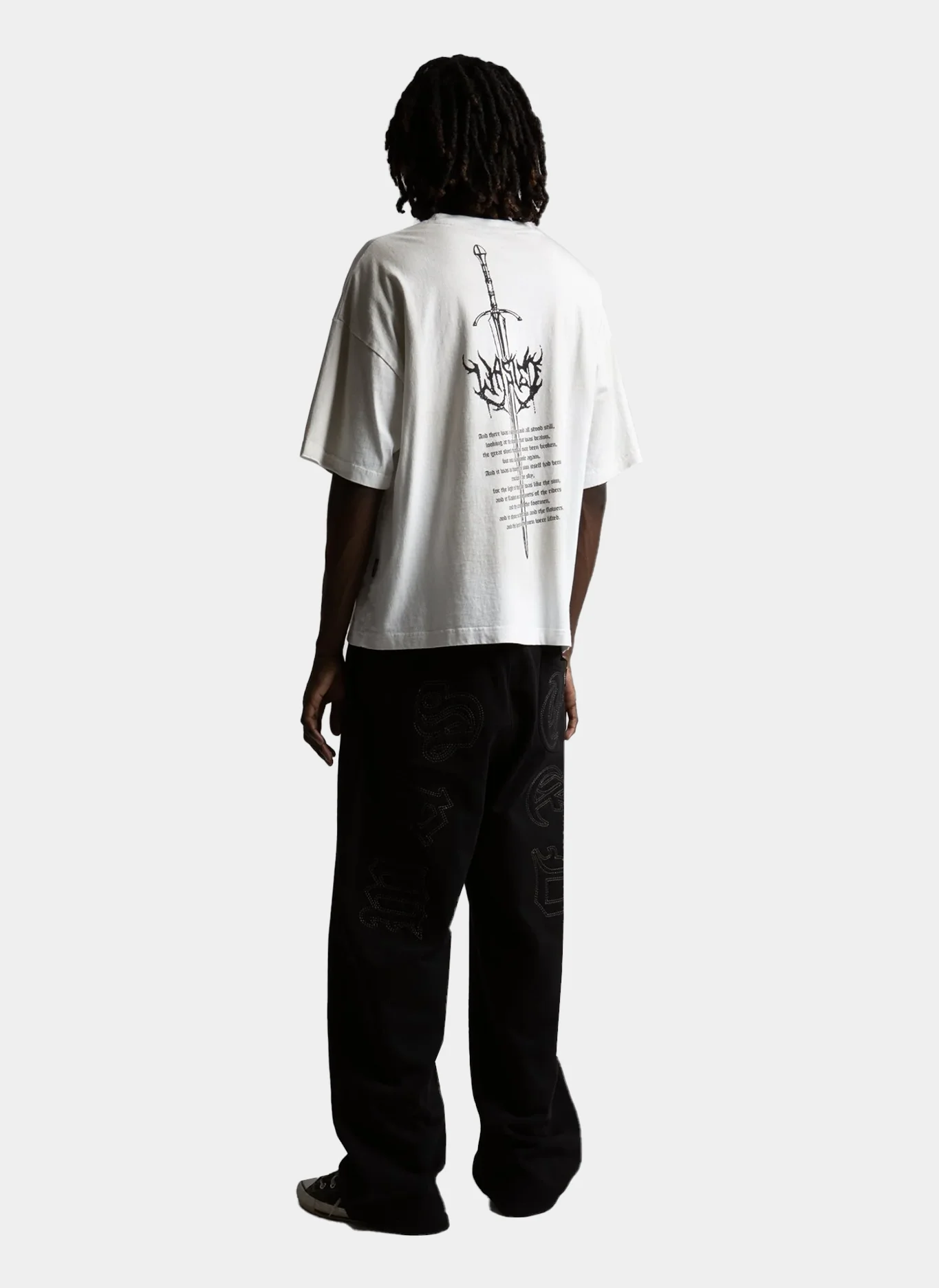 Футболка Sword Boxy T-Shirt Faded White