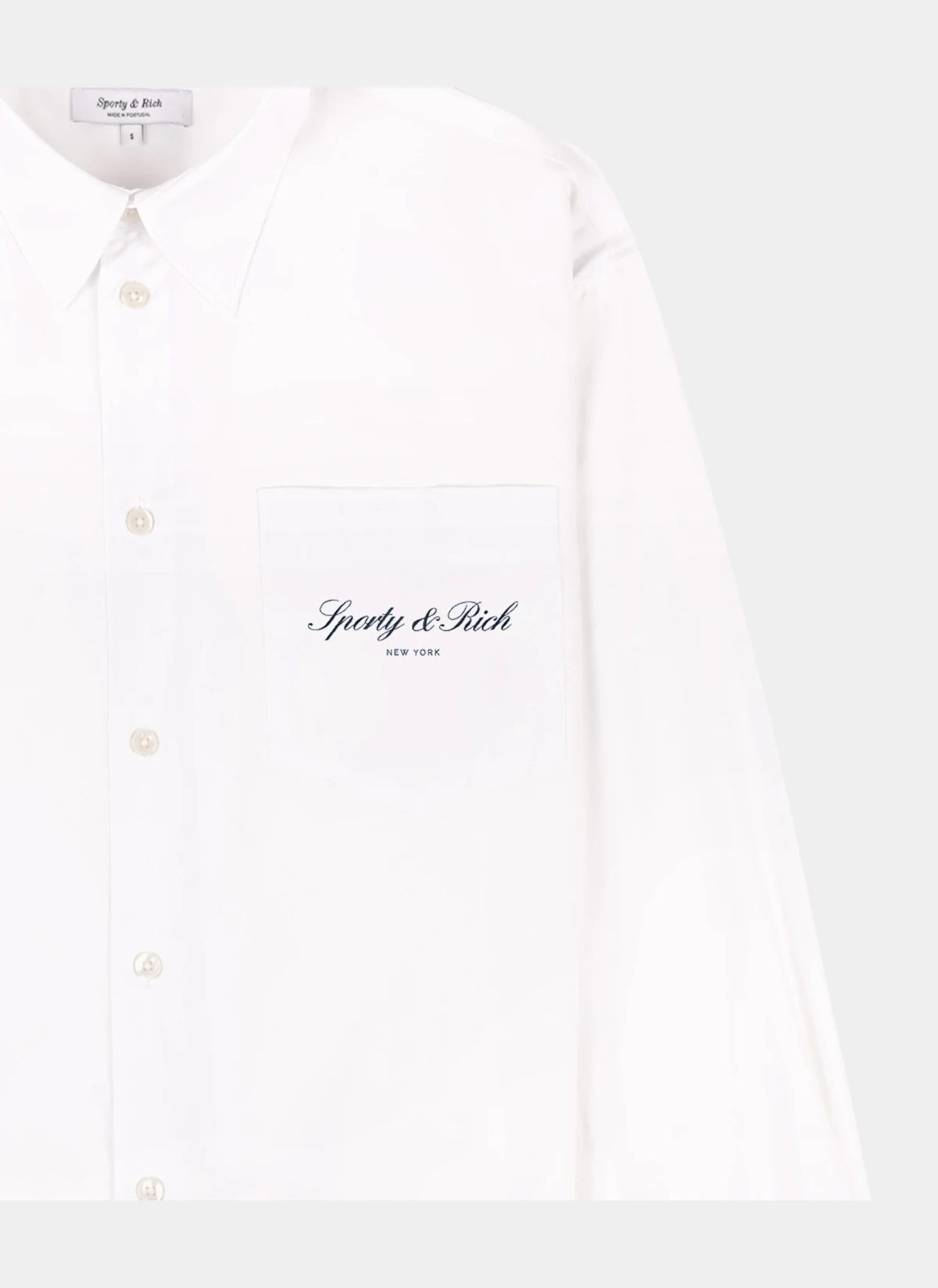 Рубашка Signature NY Oversized Shirt White