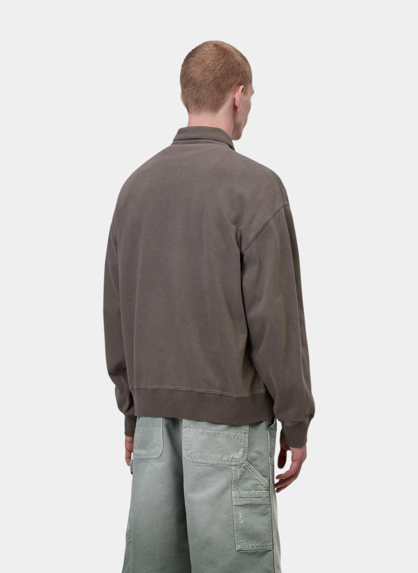 Свитшот-поло Harper Polo Tobacco (Garment Dyed)