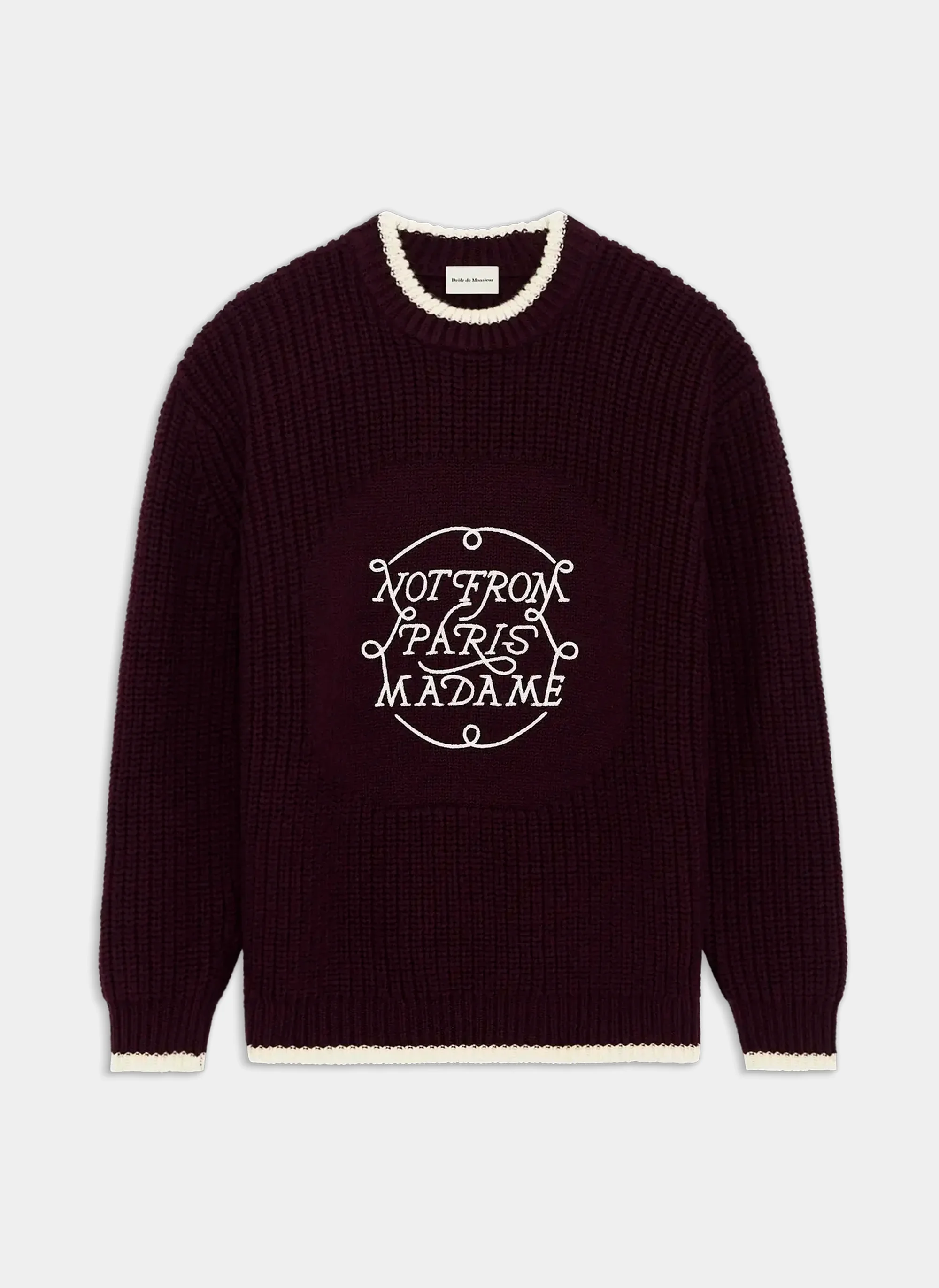 Свитер Slogan Tresses Wine