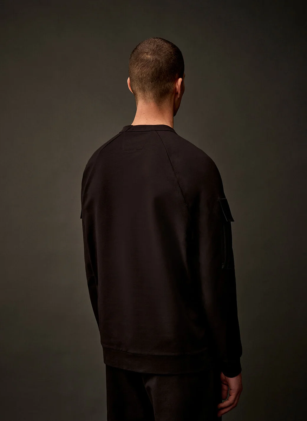 Свитшот Metropolis Series Stretch Fleece Mixed Crewneck Sweatshirt Black