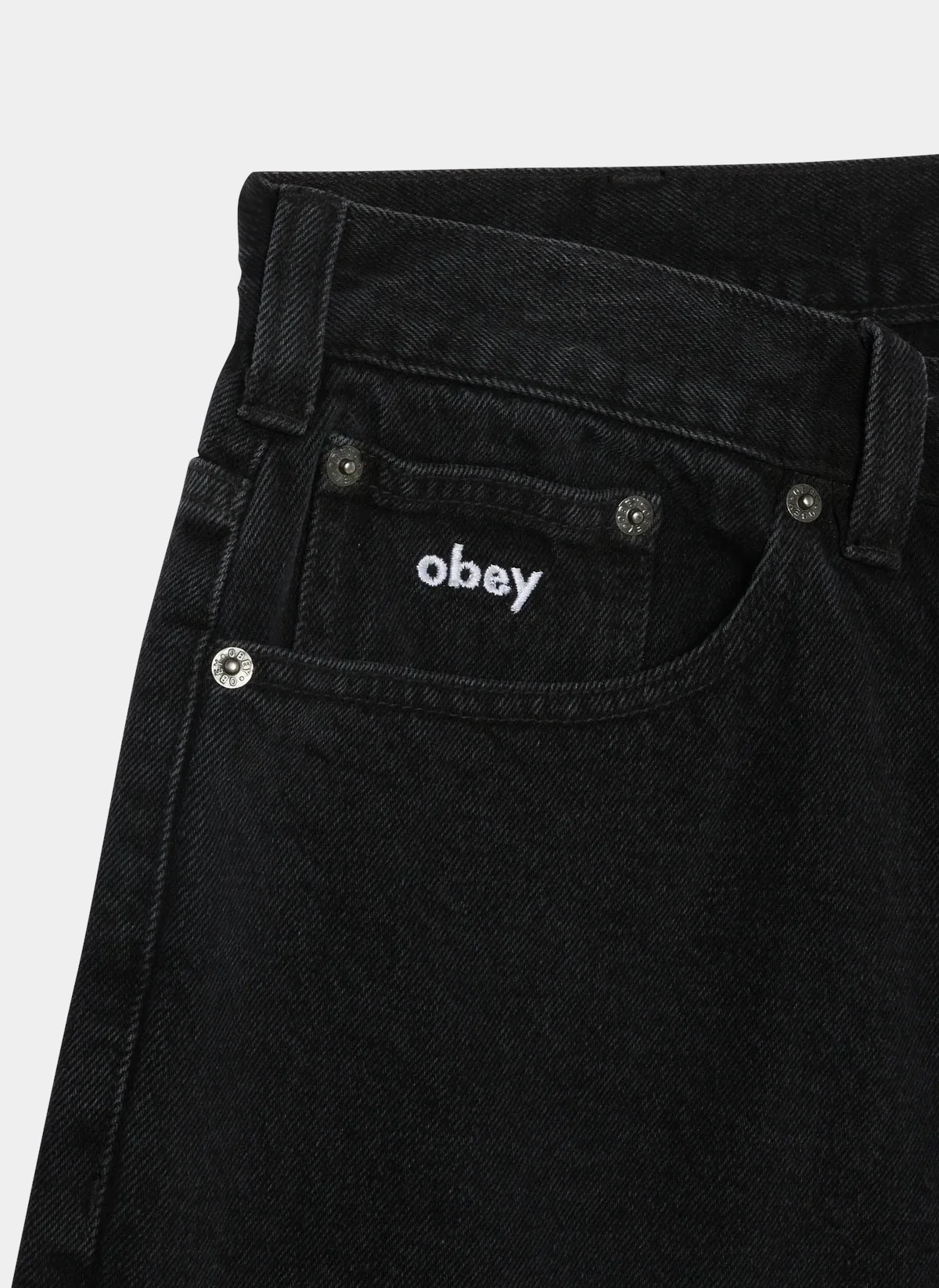 Шорты Bigwig Baggy Denim Short Washed Black