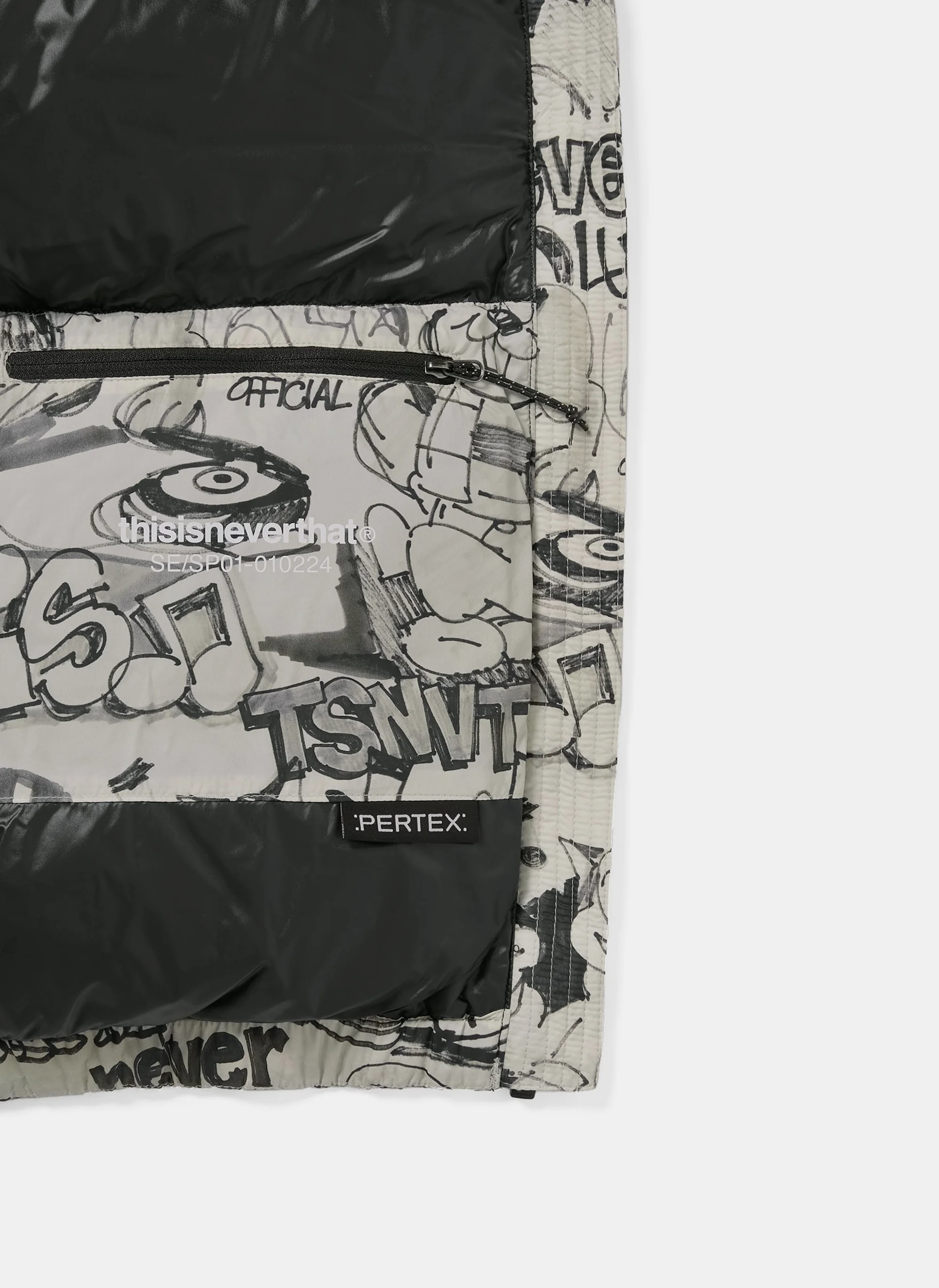 Пуховик TNT PERTEX T Down Jacket Graffiti