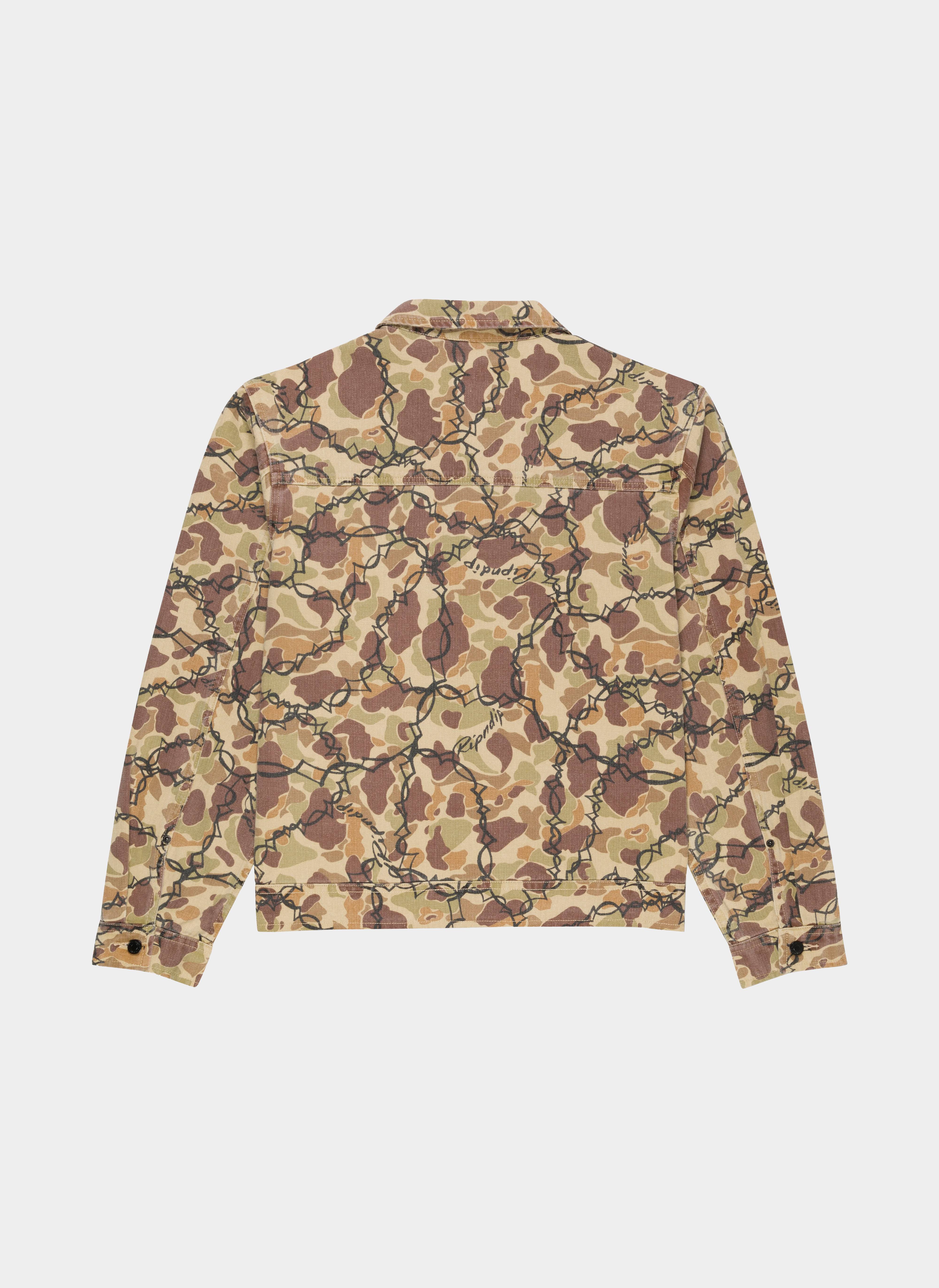 Куртка Wired Button Up Jacket Tan Camo Куртка Wired Button Up Jacket Tan Camo