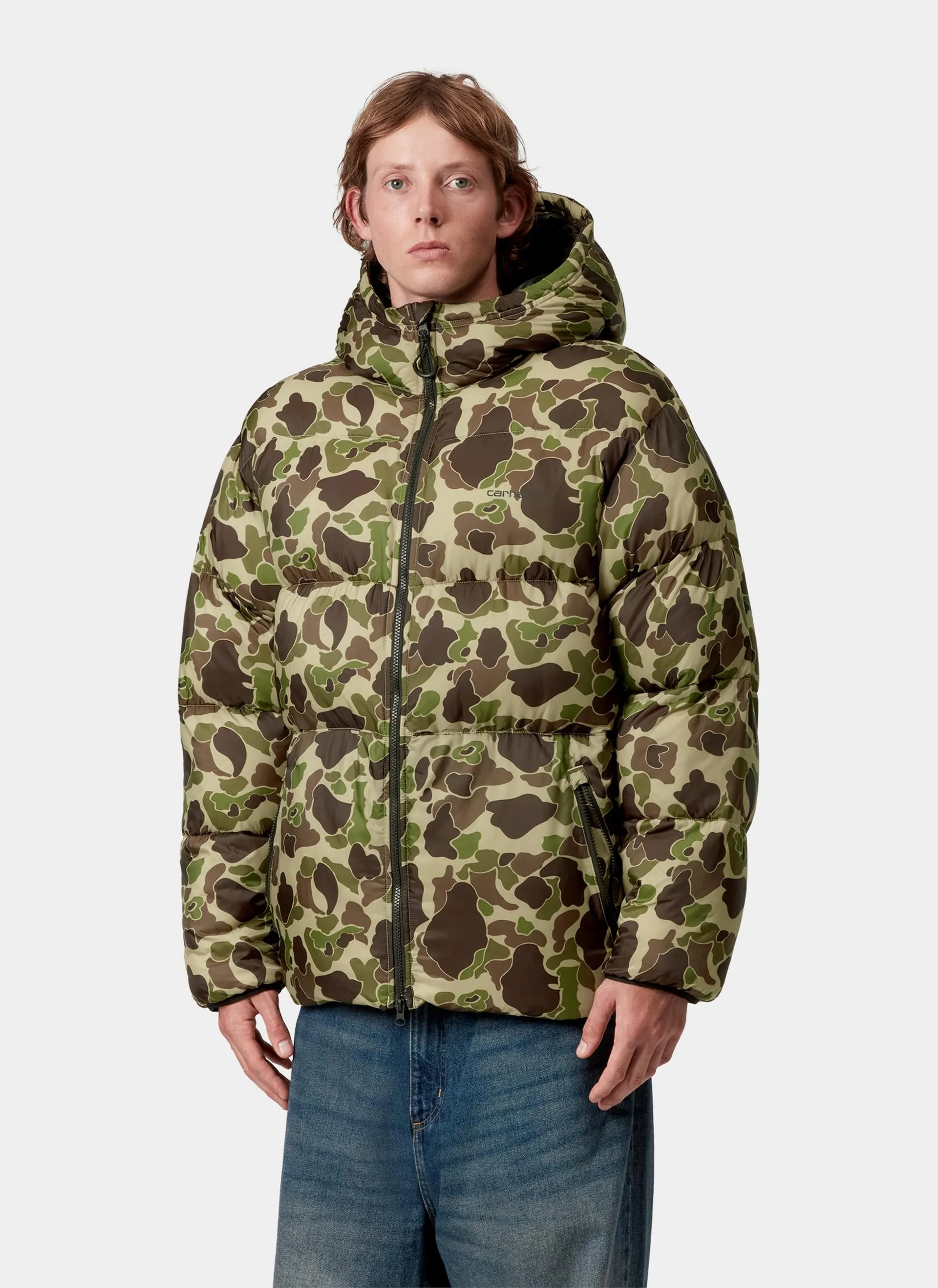 Пуховик Toronto Jacket Camo Duck, Green / Black
