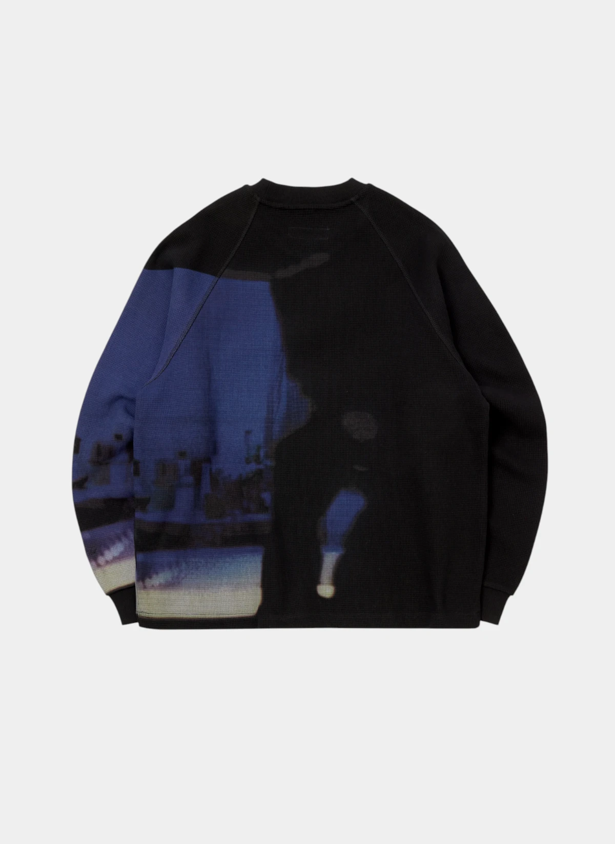 Свитшот Booth 4 Waffle Sweatshirt Black