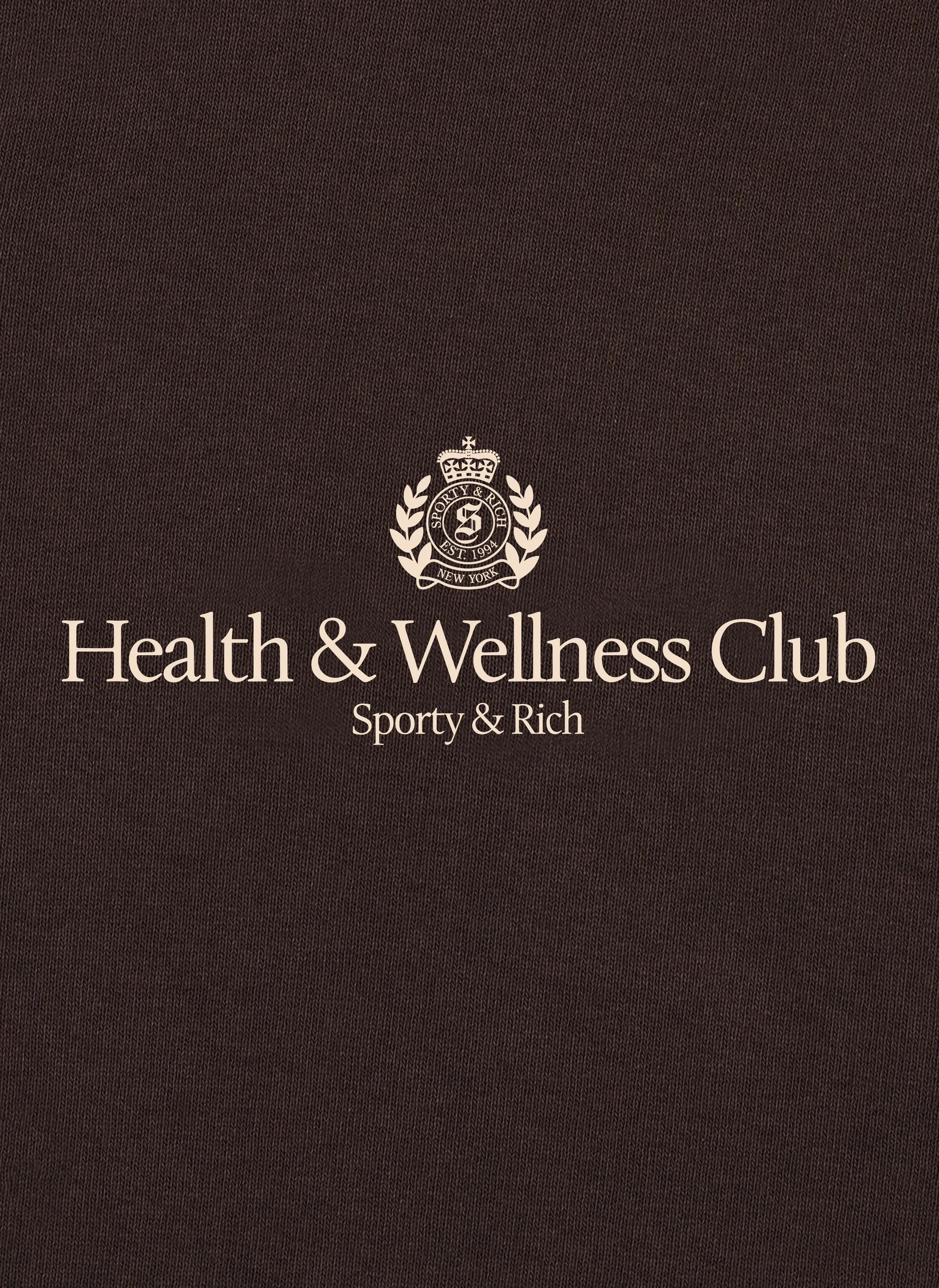 Футболка H&W Crest T-Shirt Chocolate