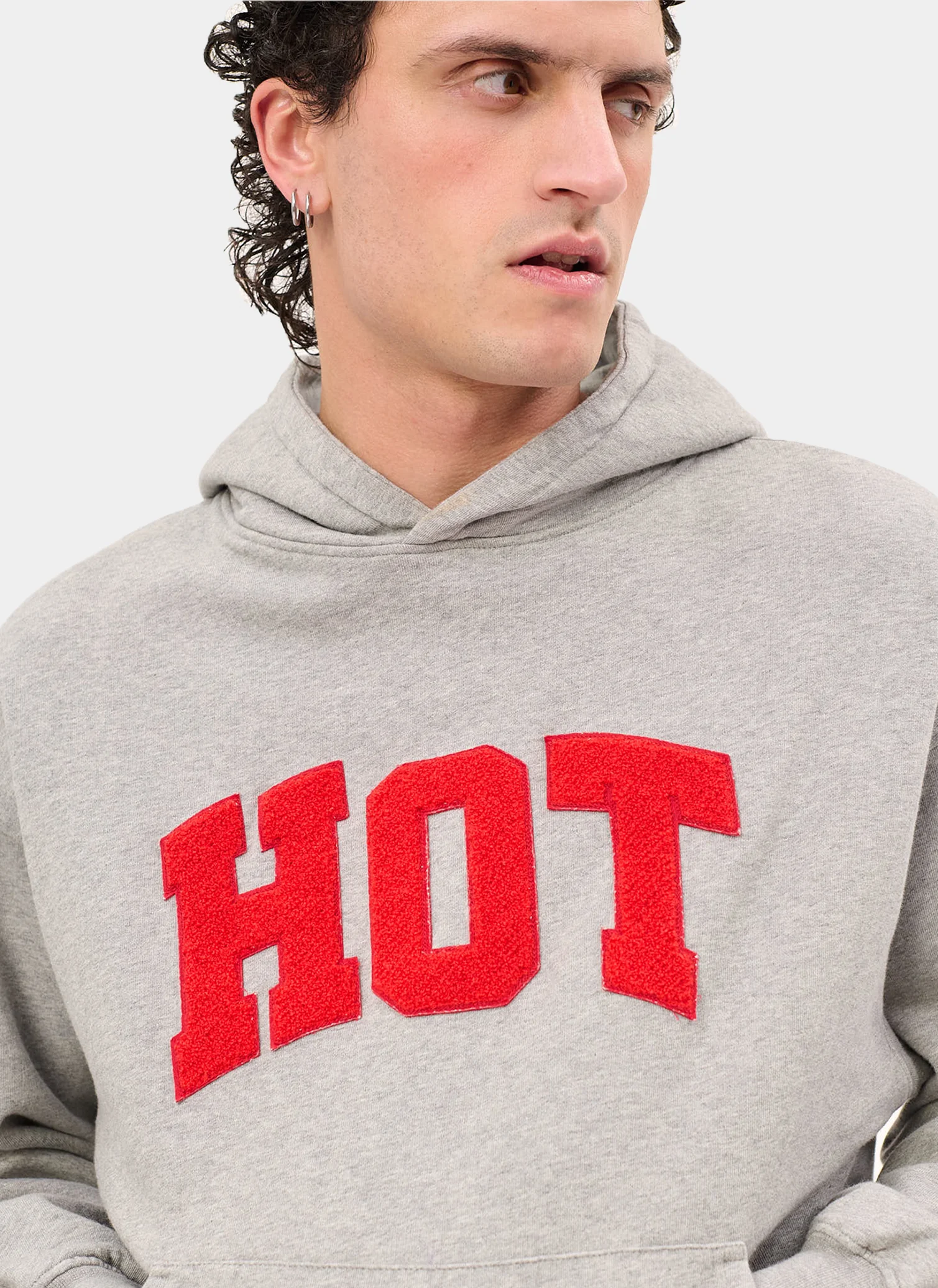 Худи Carne University Hoodie Melange Grey