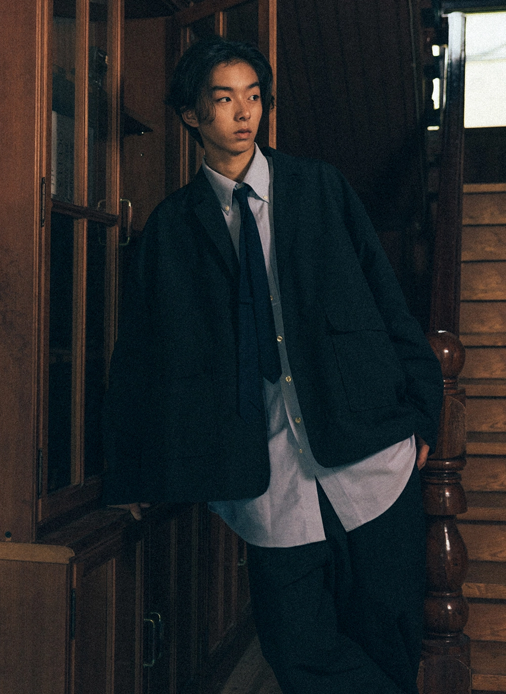 Овершот Decent Pocket Blazer Jacket Black