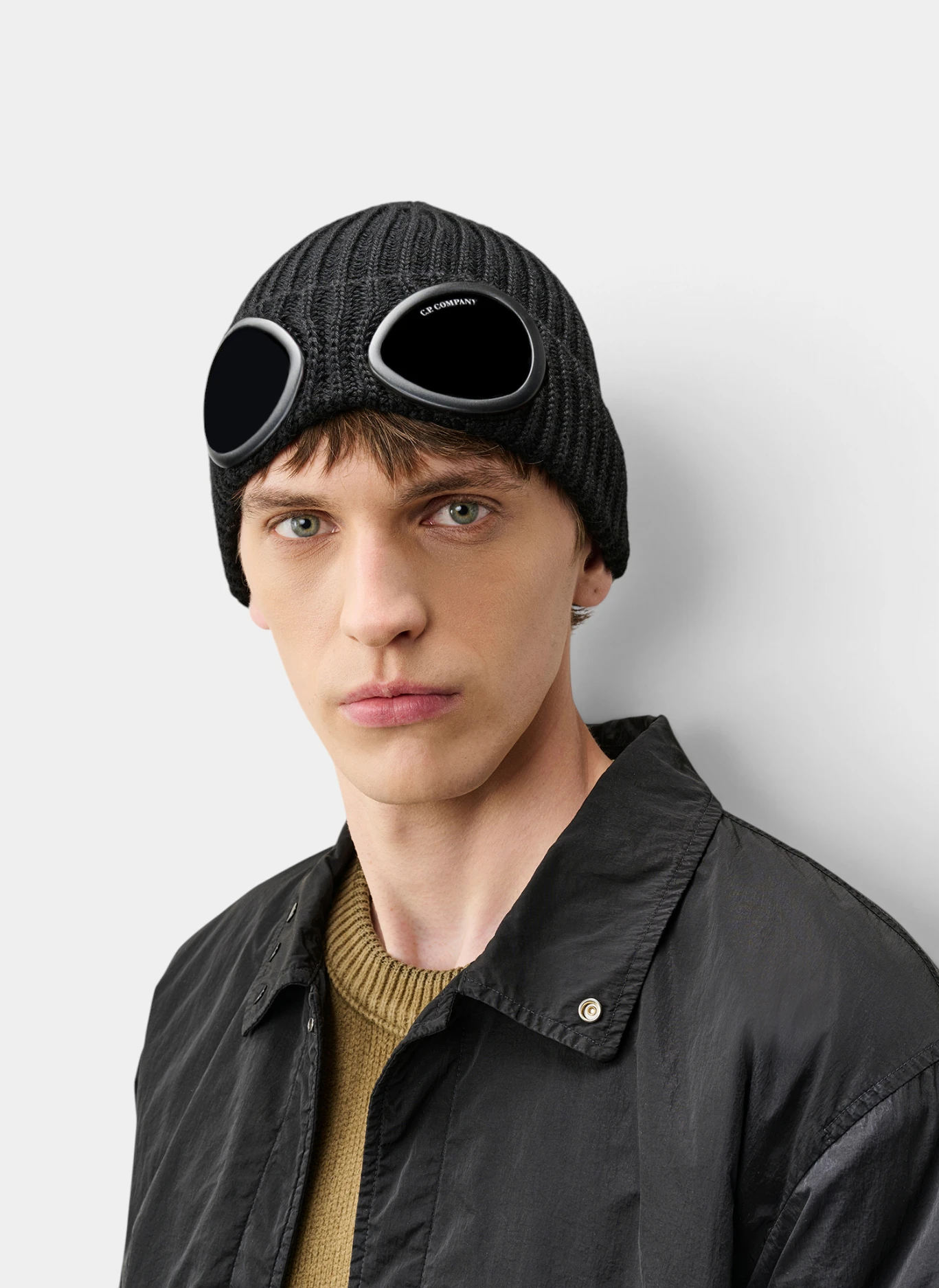 Шапка Extrafine Merino Wool Goggle Beanie Black
