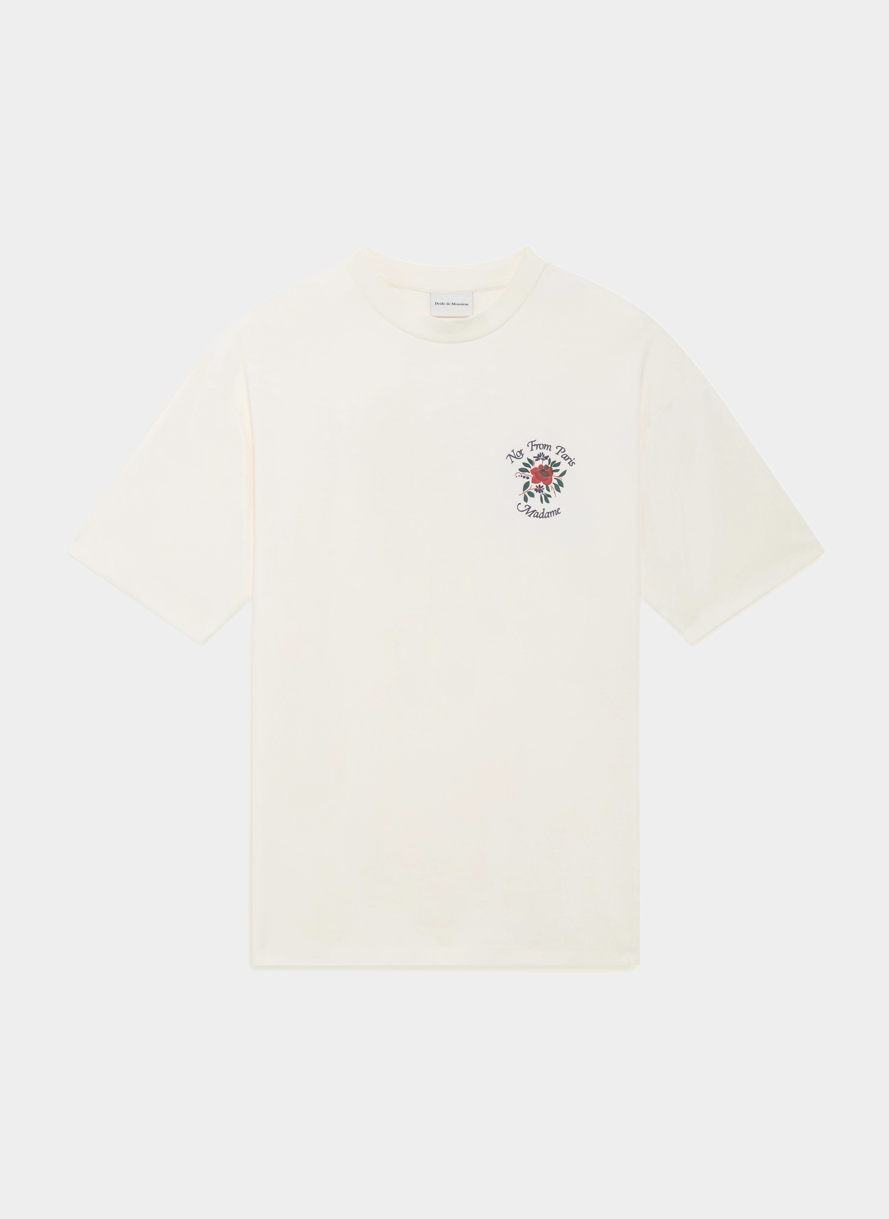 Футболка Le T-Shirt Slogan Fleurs Футболка Le T-Shirt Slogan Fleurs