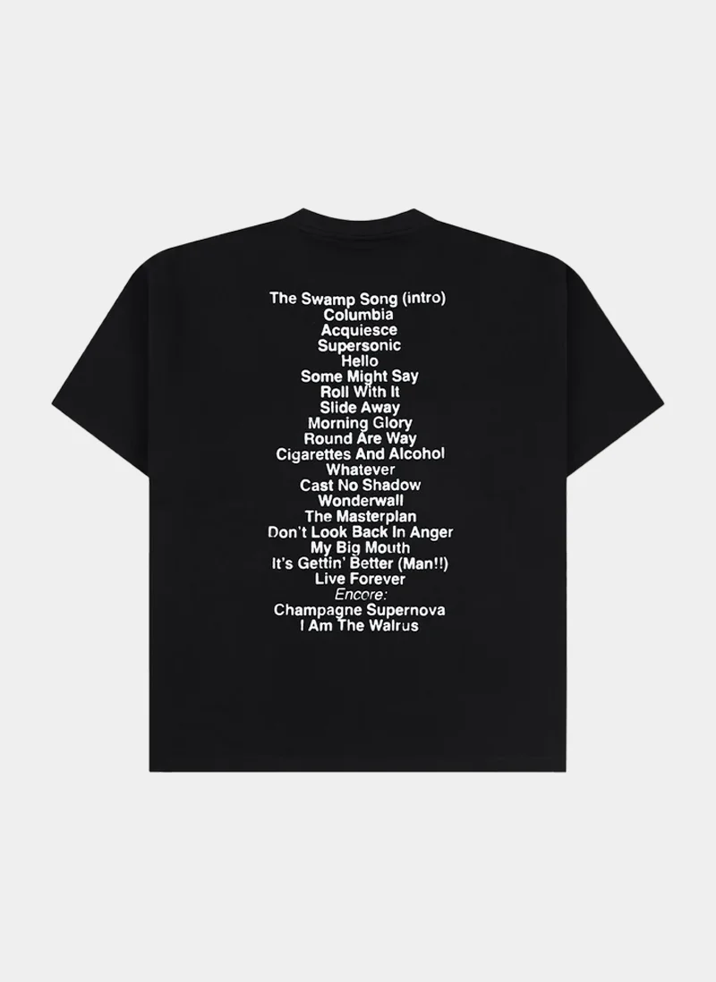 Футболка Pleasures х Oasis All Access T-Shirt Black