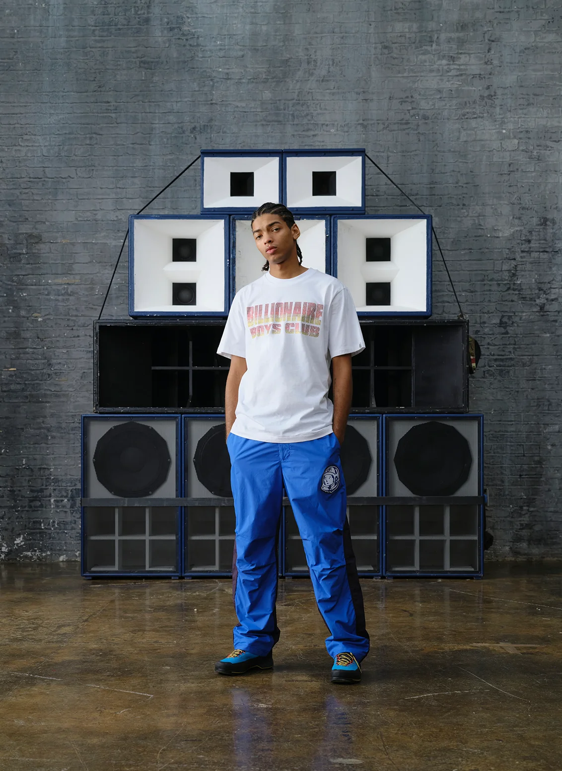 Футболка Straight Logo Gradient Diamonte T-Shirt White