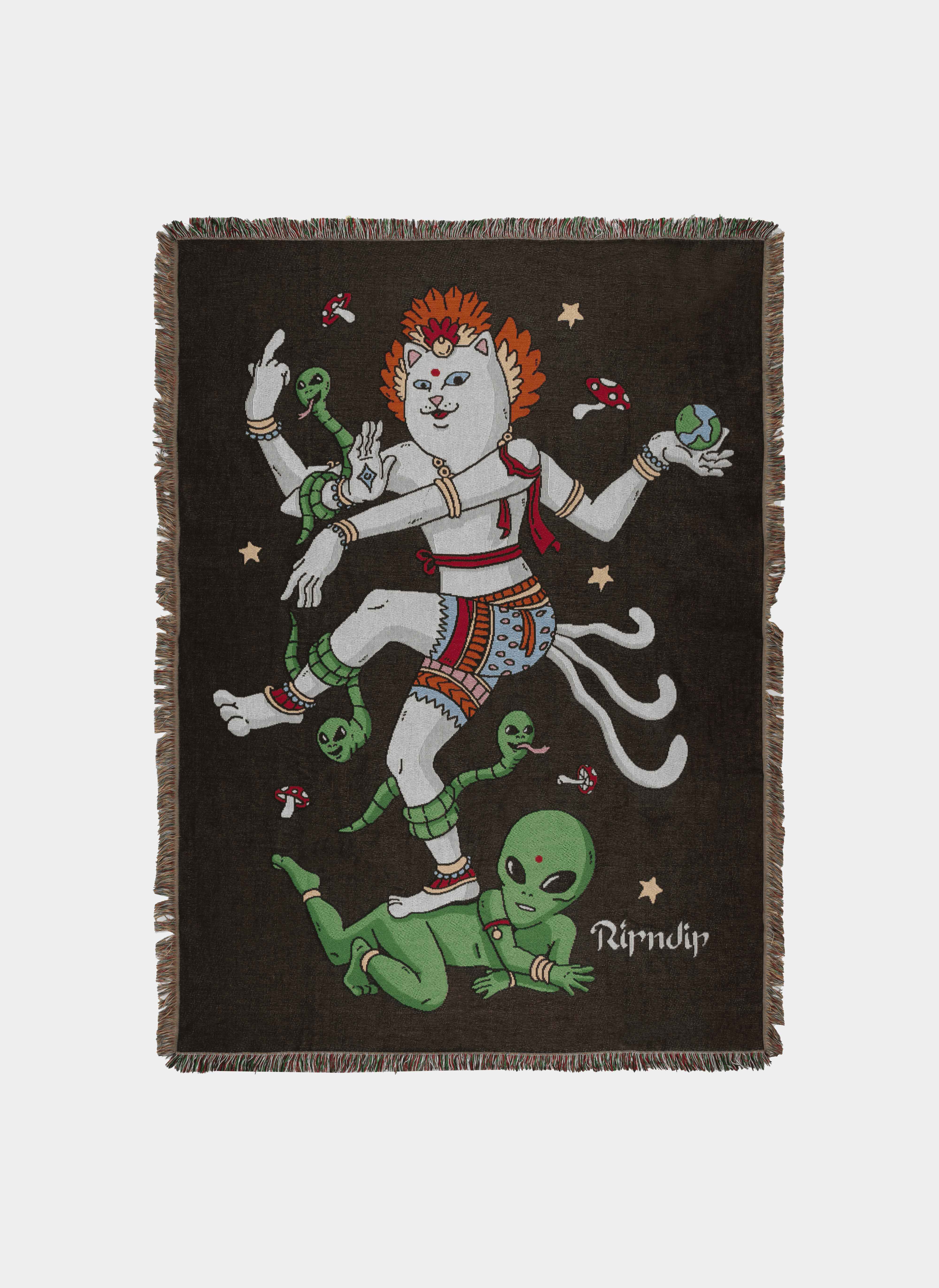 Плед Alien Whisperer Woven Blanket Black