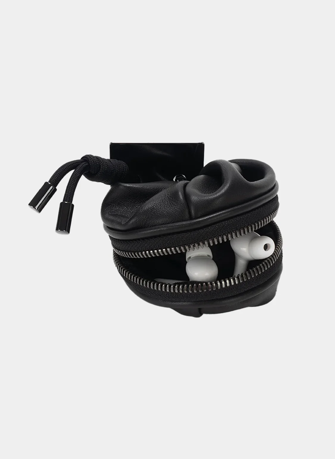Сумка Keychain Aoos Nano Alias Leather Agate Black
