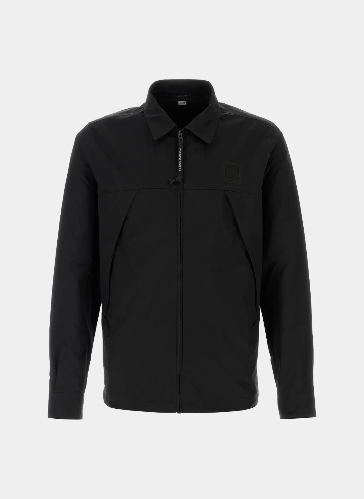 Овершот Metropolis Series Gabardine Zip Overshirt Black